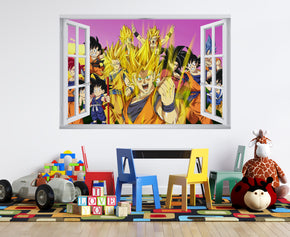 Dragon Ball Z 3D Window Wall Sticker Removable Decal Home Decor Mural Wall Art GMD31