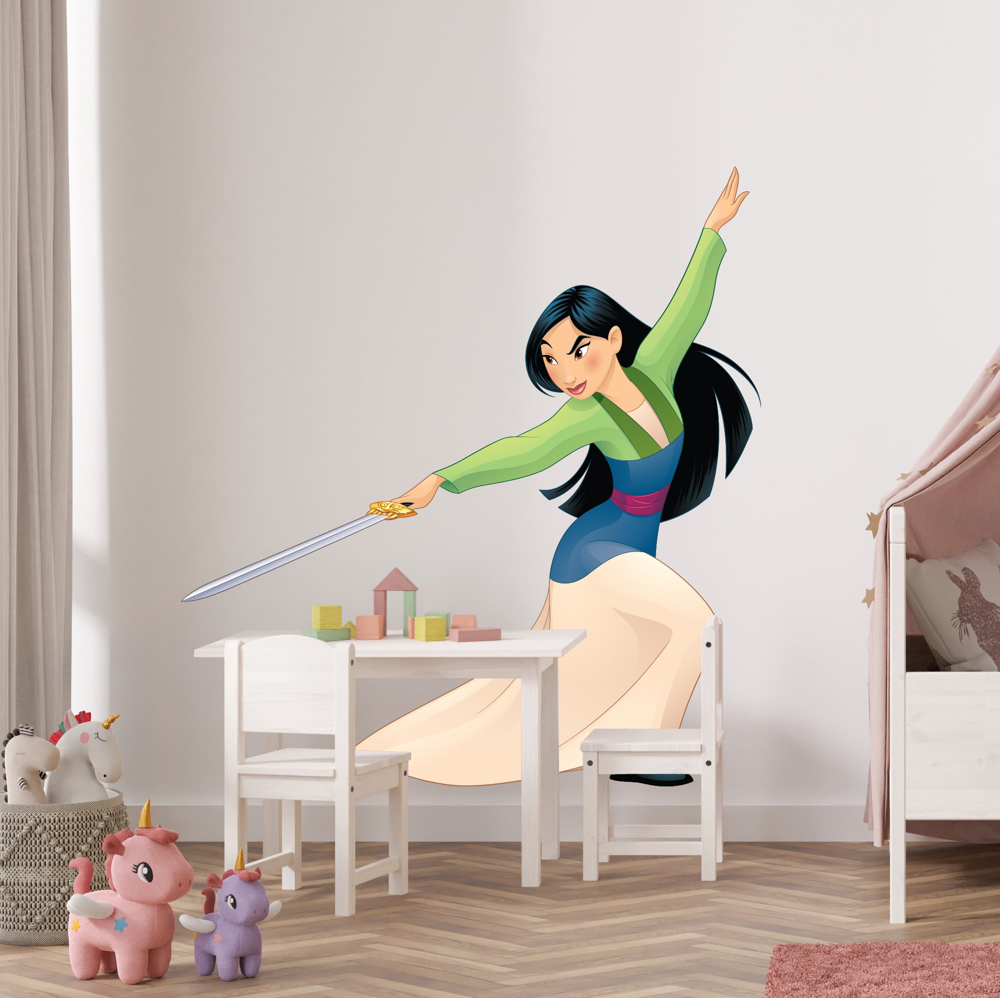 Mulan Disney Princess Wall Decal Sticker Kids Room Art Mural DSP33