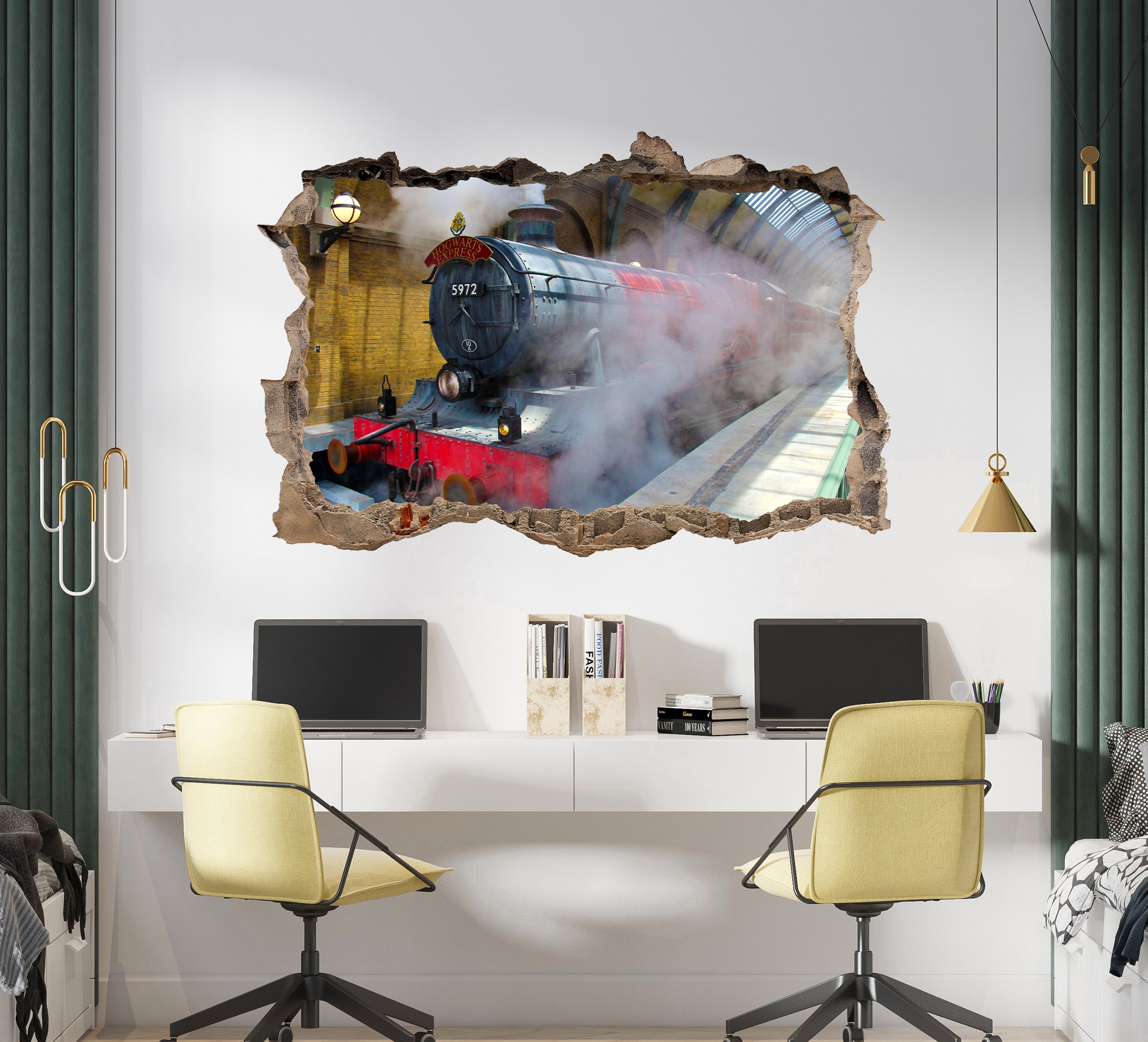 Hogwarts Express Train Wall Decal Removable Sticker Wall Art Decor Mural HP11