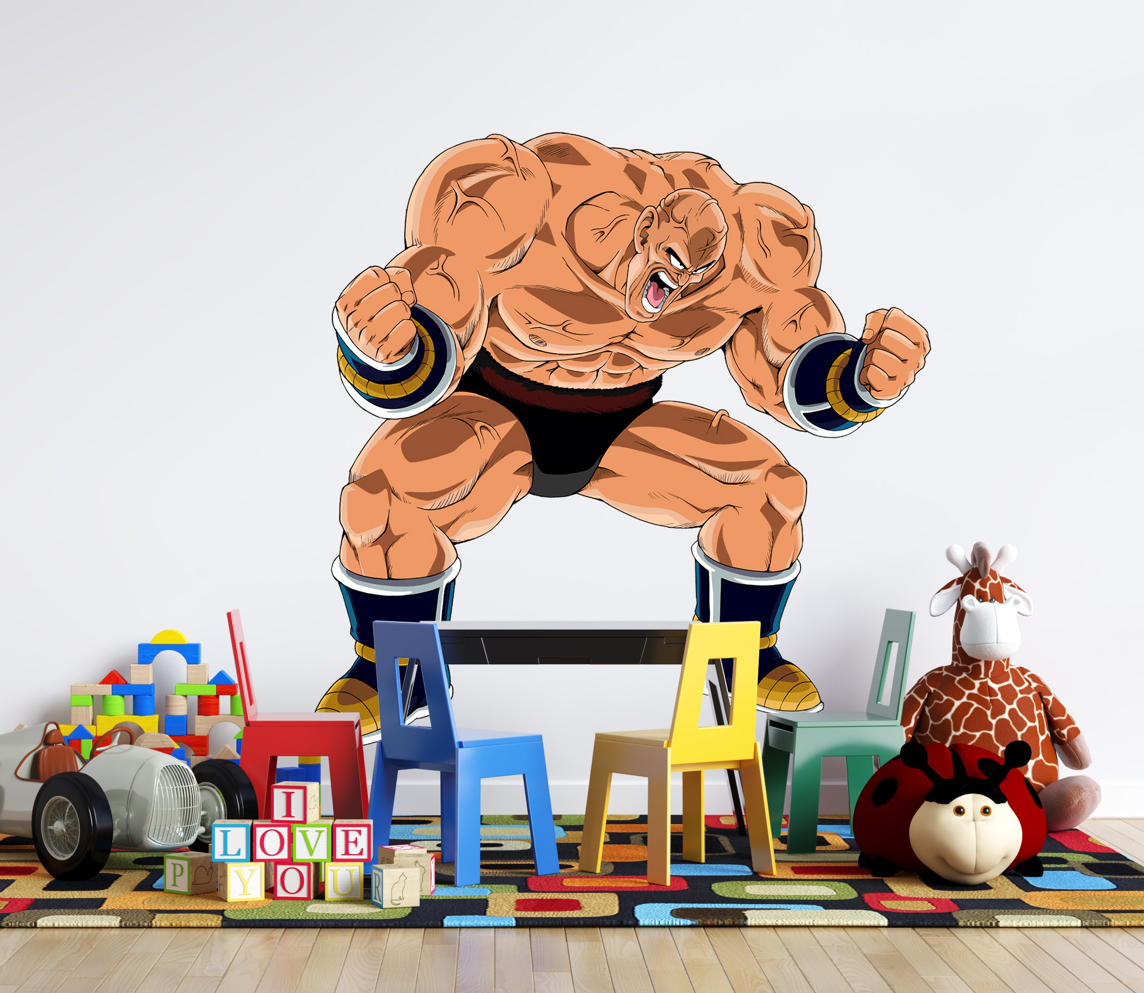 Nappa Dragon Ball Z Wall Decal Removable Sticker Kids Room Wall Art Mural GMD44