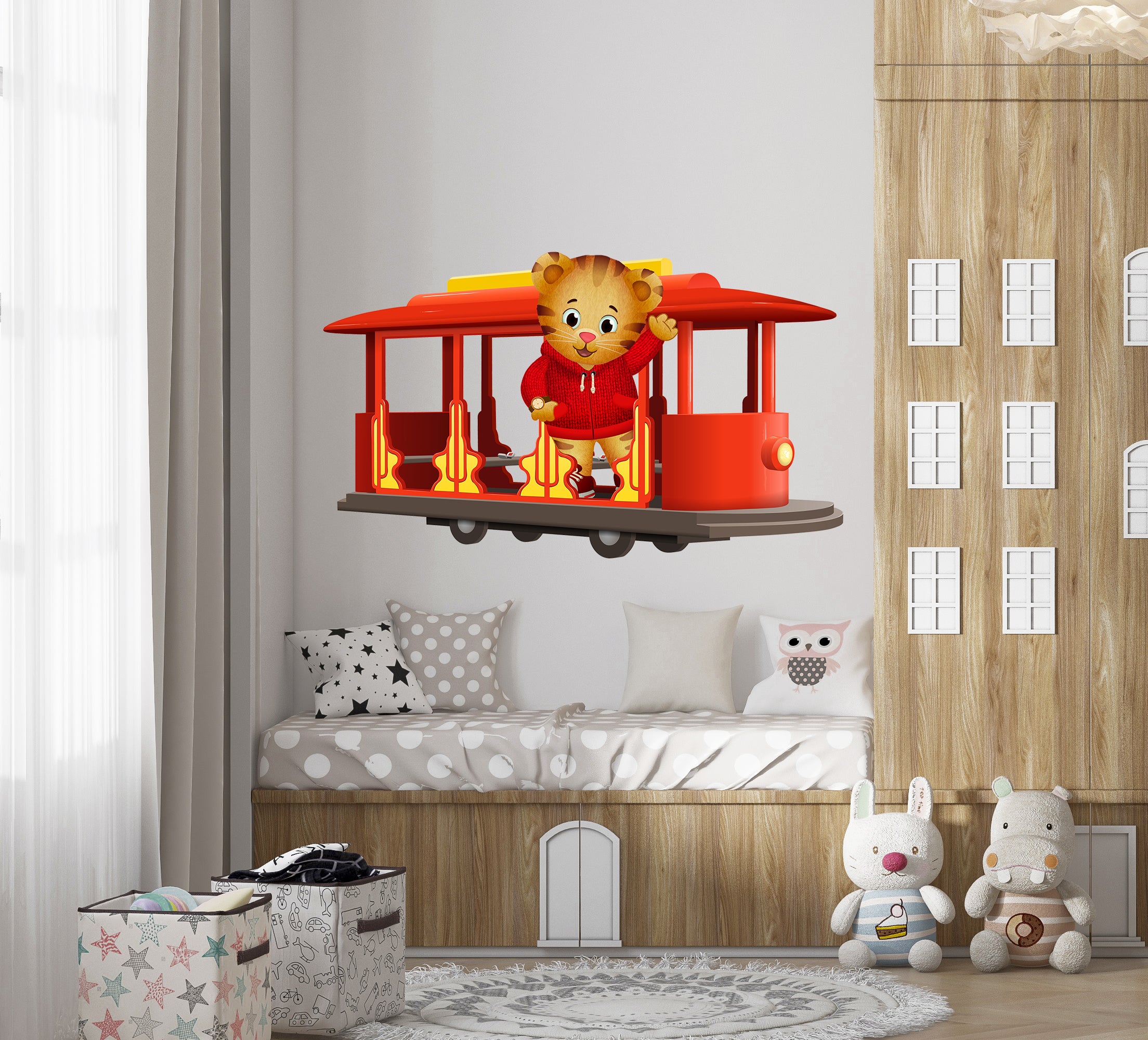 Daniel Tiger's Neighborhood Wall Decal Removable Sticker Kids Room Wall Art Mural DT02