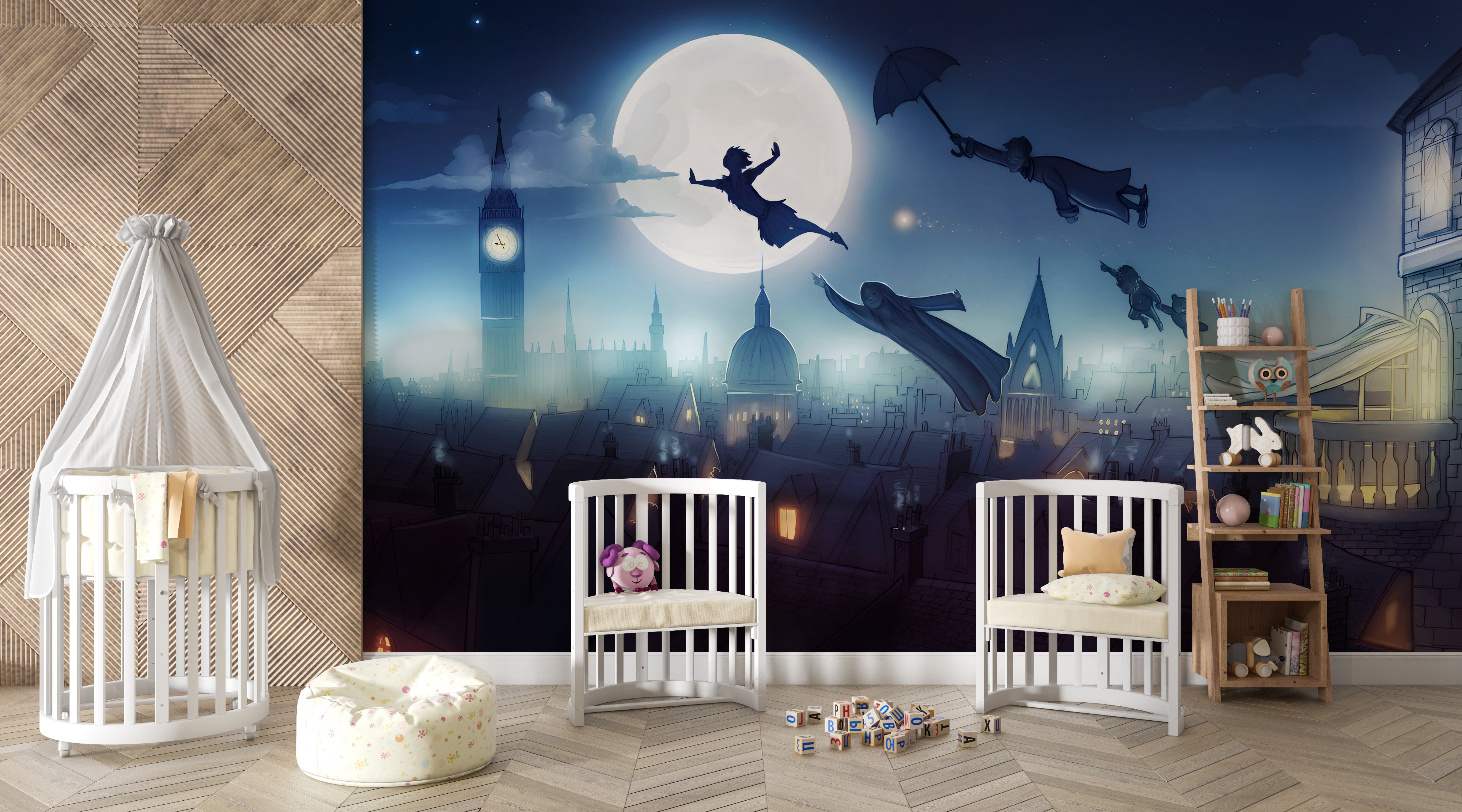 Peter Pan Self-Adhesive Wallpaper Mural Home Wall Art Decor WP33