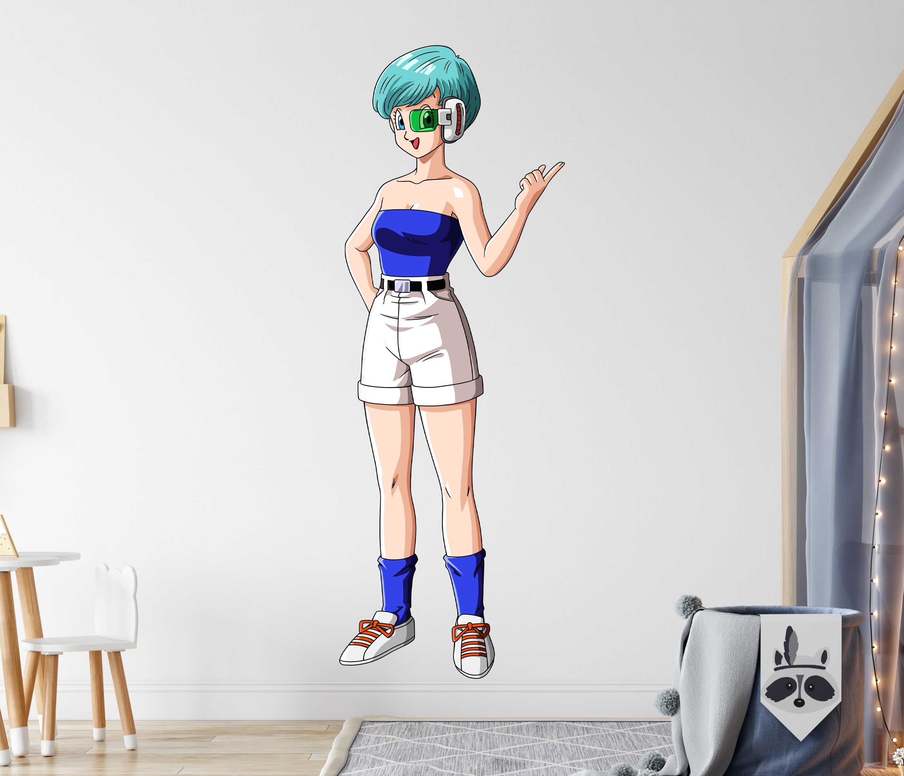 Bulma Dragon Ball Z Wall Decal Removable Sticker Kids Room Wall Art Mural GMD35