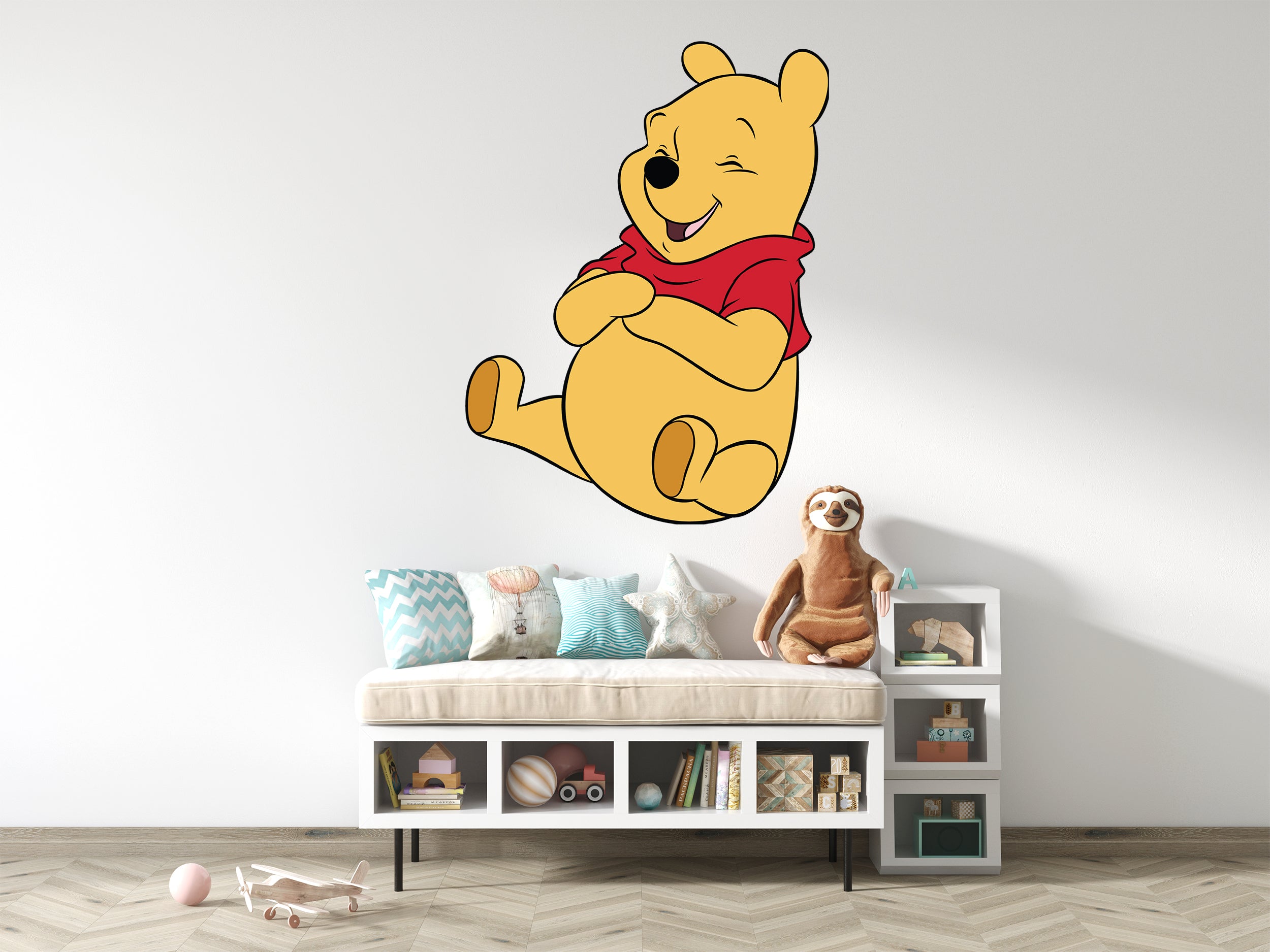 Happy Winnie The Pooh 3D Wall Sticker Decal Home Decor Wall Art WTP15