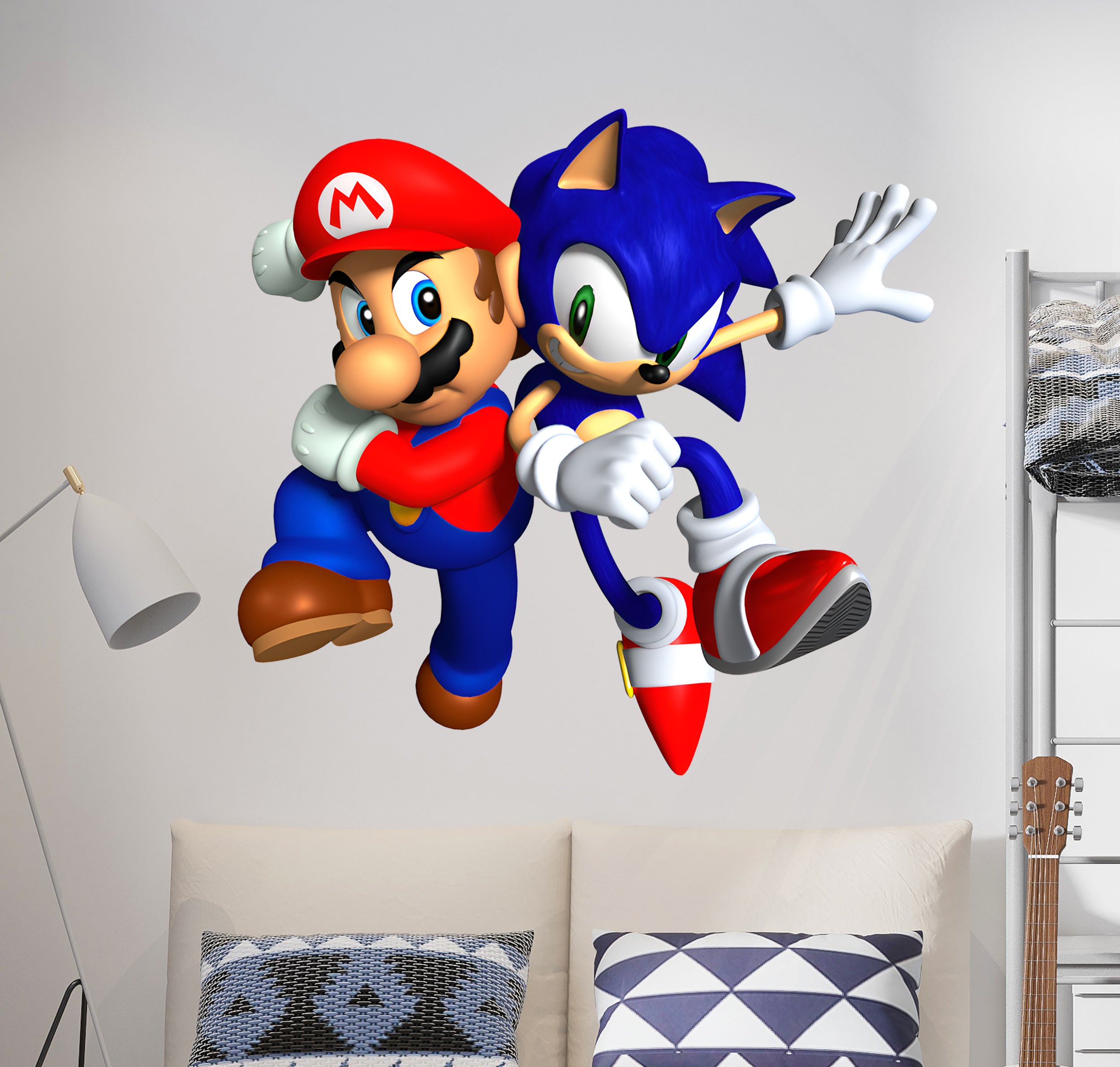 Super Mario Bros Wall Decal Removable Sticker Kids Room Art Mural SMR41