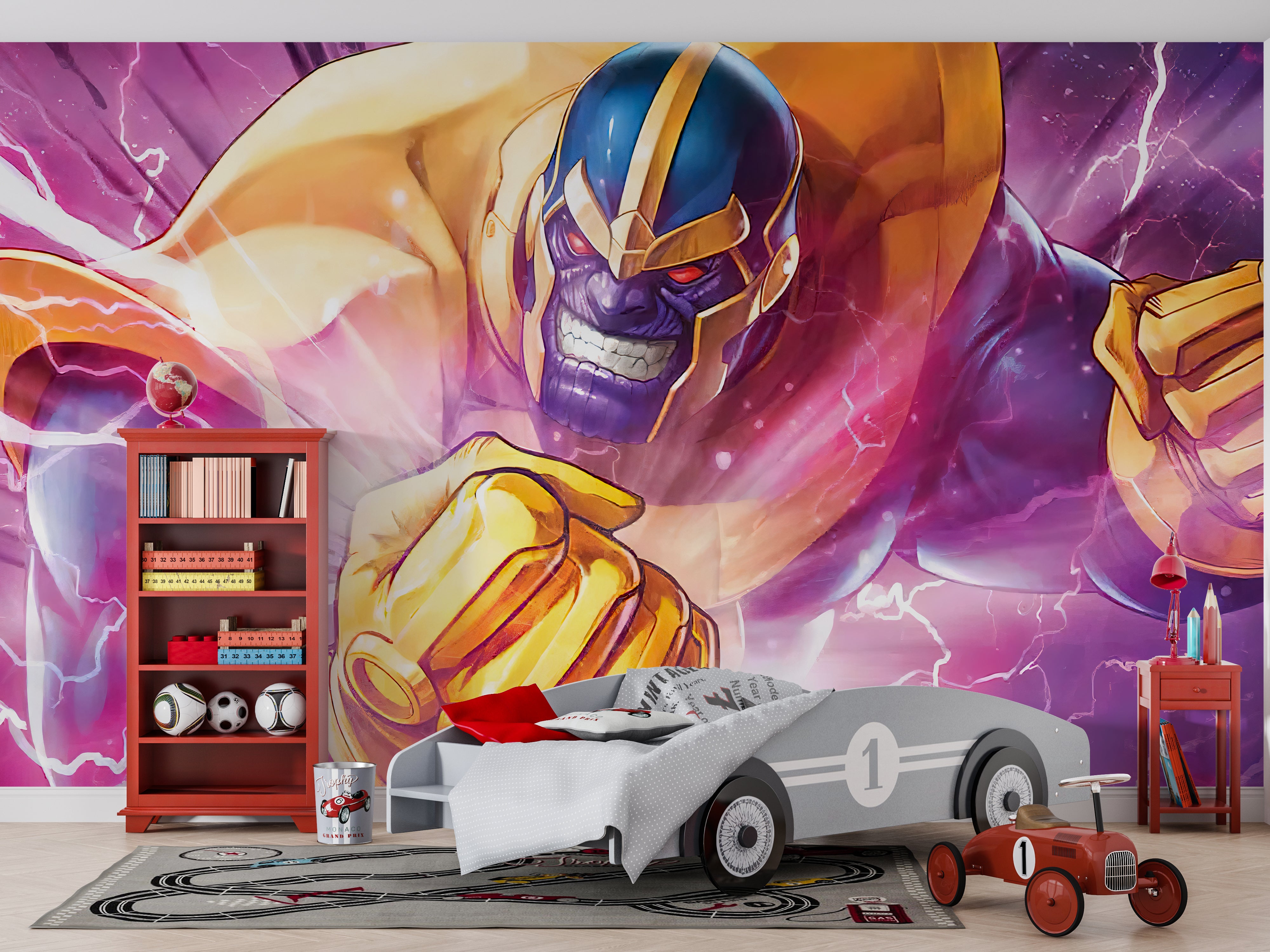 Thanos Superheroes Self-Adhesive Wallpaper Mural Home Wall Art Decor WP62