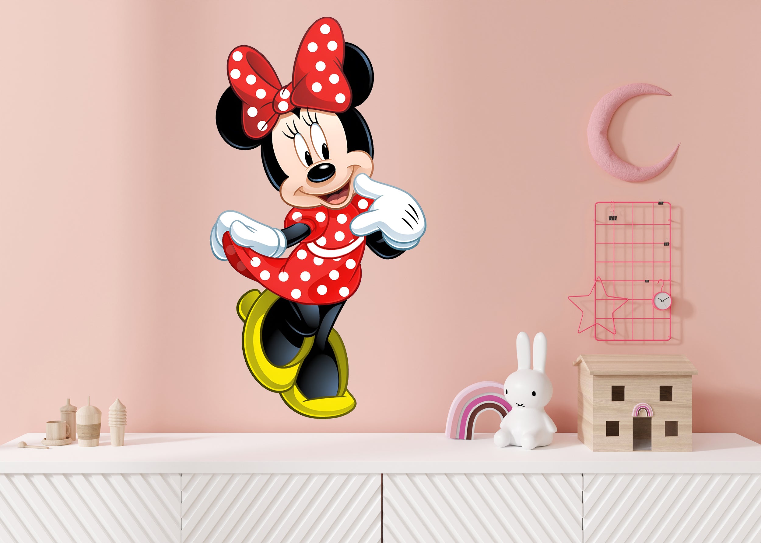 Minnie Mouse KIND 3D Wall Sticker Decal Home Decor Wall Art