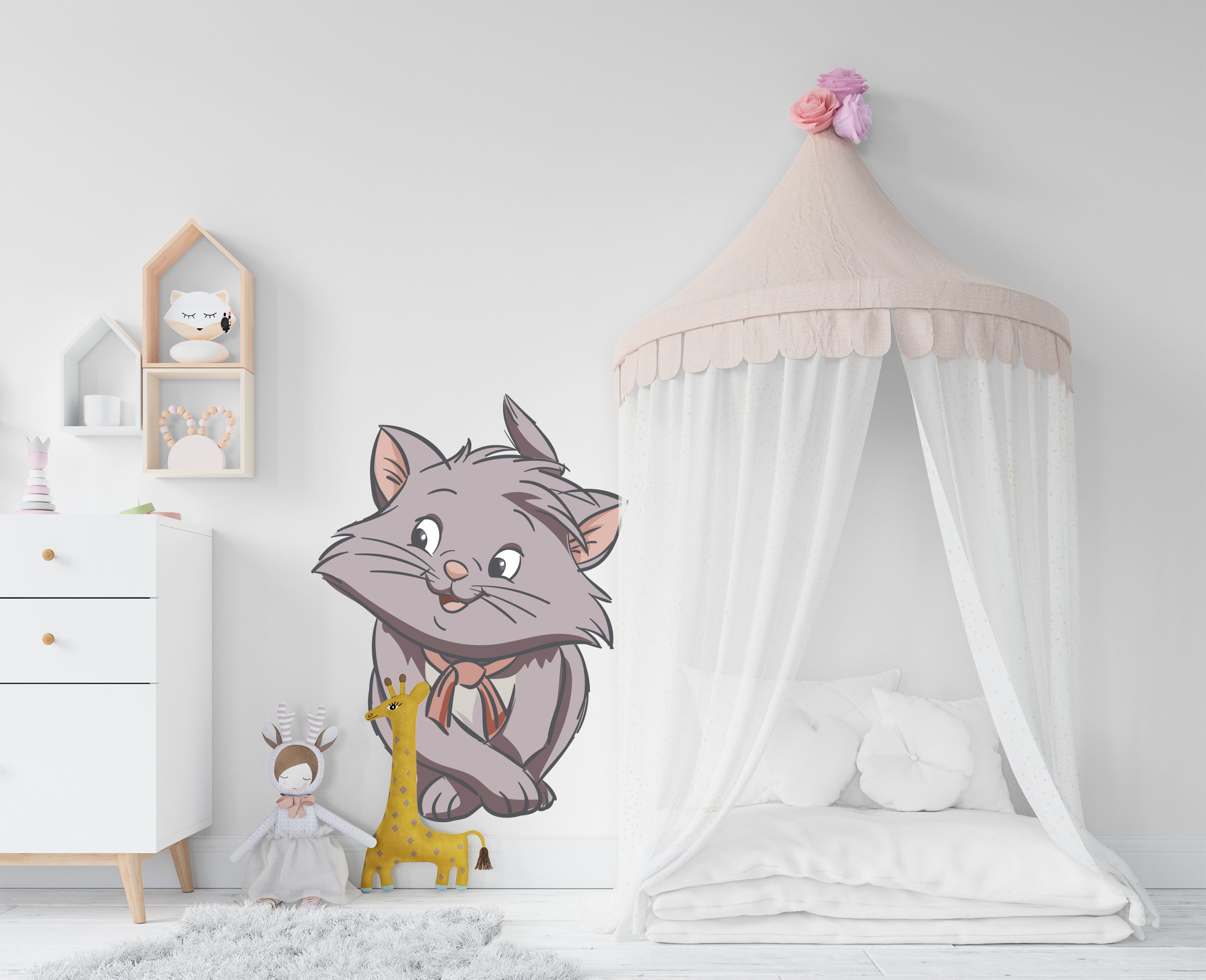 Aristocats Disney Cats Wall Decal Wall Sticker Kids Room Wall Art ARC02