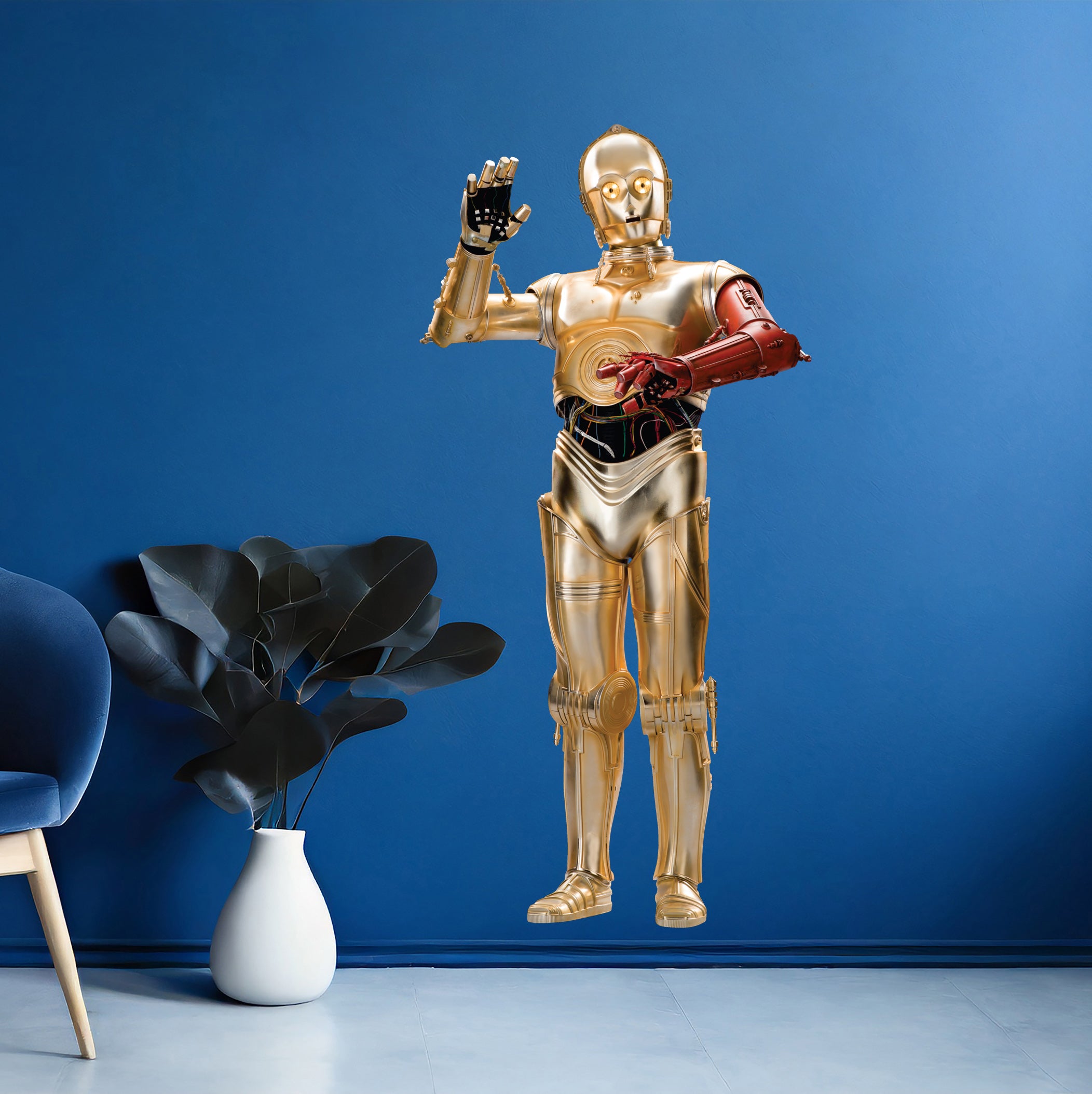 C3PO Star Wars Wall Decal Wall Sticker Kids Room Wall Art SW16