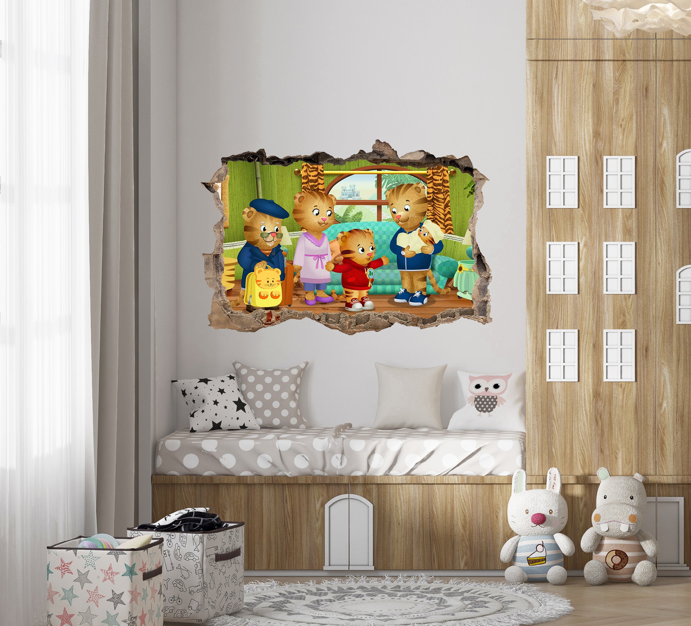 Daniel Tiger's Neighborhood Wall Decal Removable Sticker Wall Art DT03