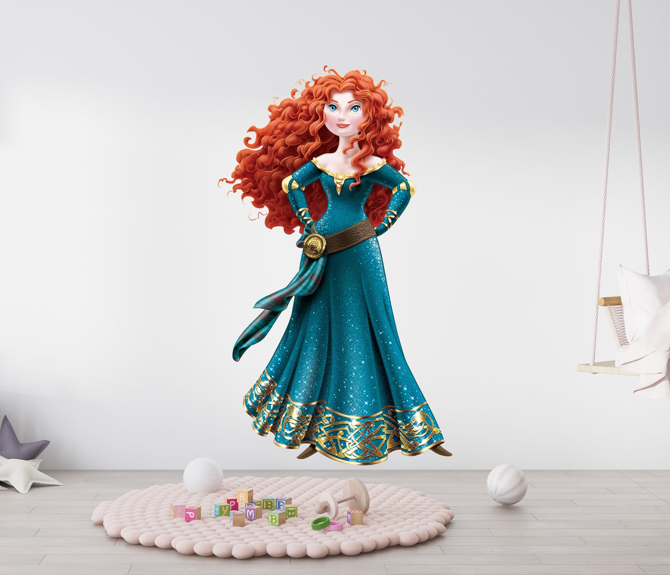 Merida Brave Disney Princess Wall Decal Wall Sticker Kids Room Wall Art DSP18