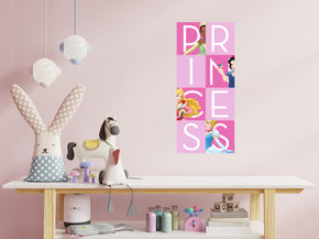 Disney Princess Decals Wall Sticker Decor Art Mural Kids Children Room Mural E50