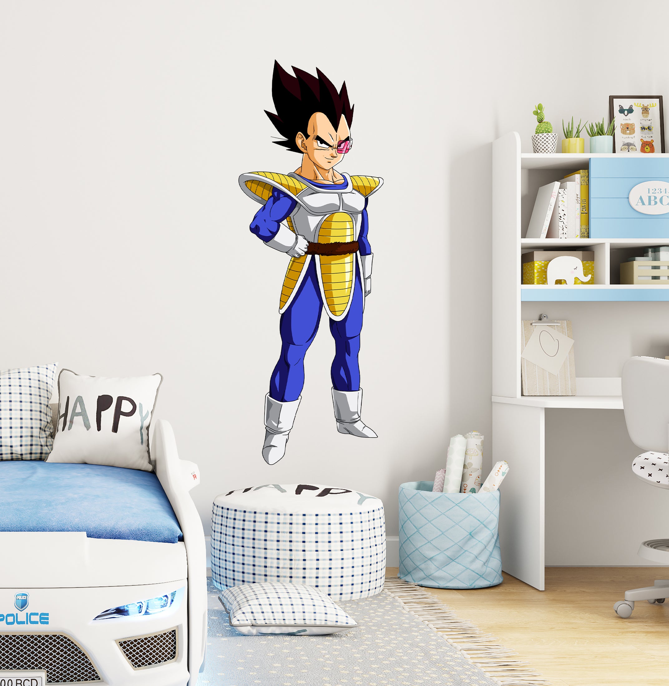 Vegeta Dragon Ball Z Wall Decal Removable Sticker Kids Room Wall Art Mural GMD48