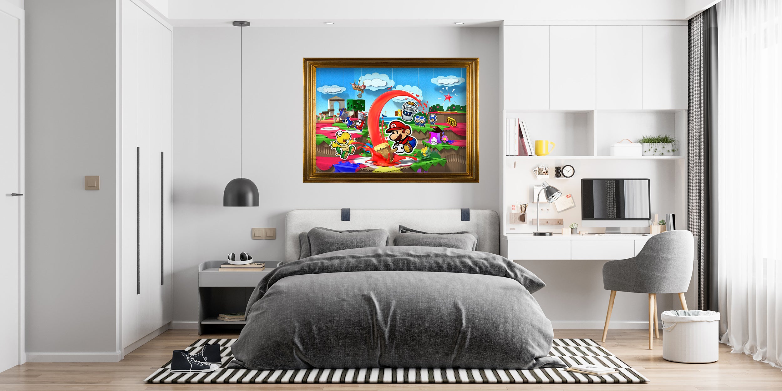 Super Mario Bros Decal Wall Sticker Decor Art Mural