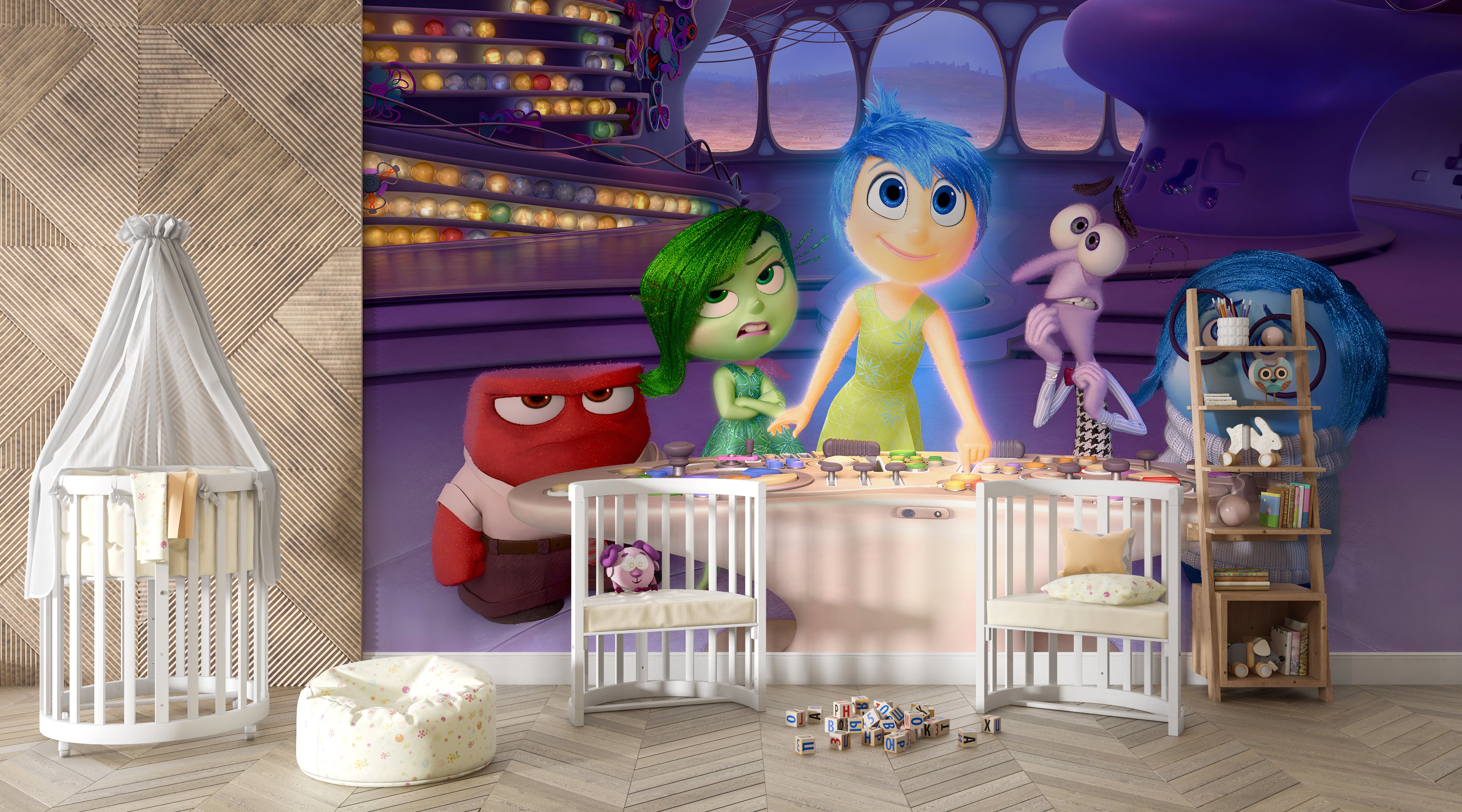 Inside Out Disney Self-Adhesive Removable Wallpaper Mural Home Wall Art Decor WP10