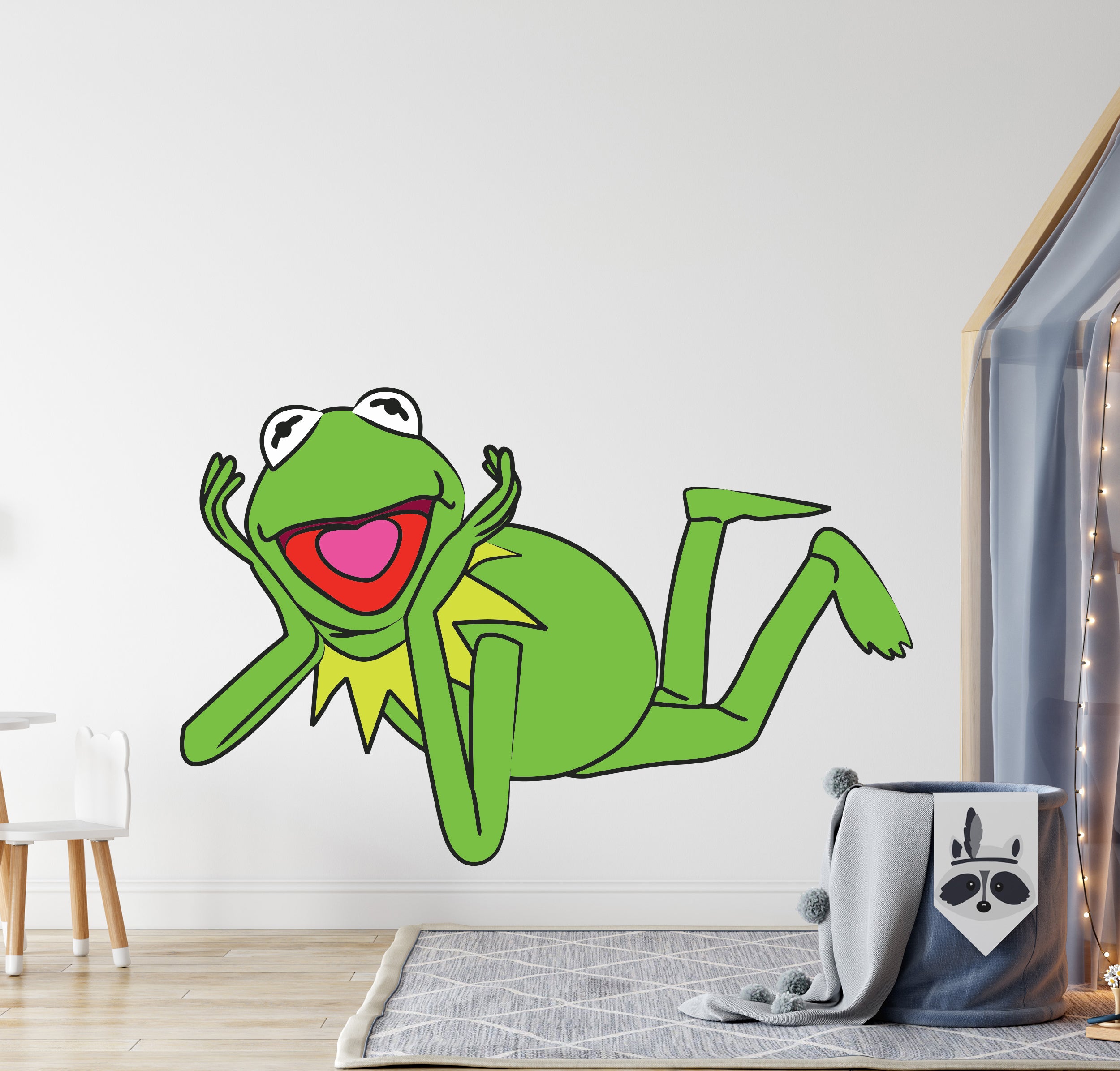 Kermit The Muppets Wall Decal Removable Sticker Kids Room Wall Art Mural MPT01
