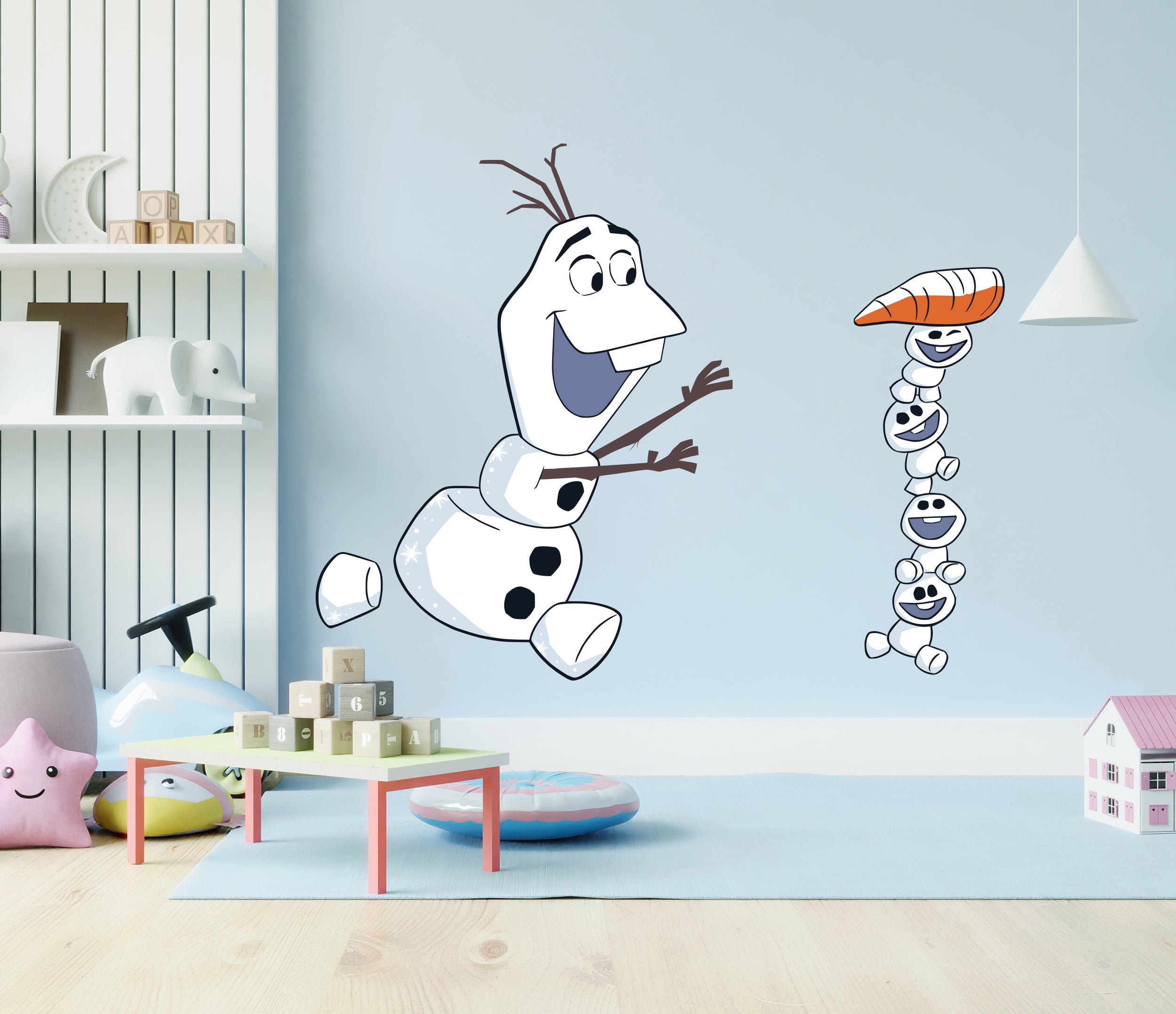 Olaf Frozen Disney Princess 3D Wall Sticker Decal Home Decor Wall Art