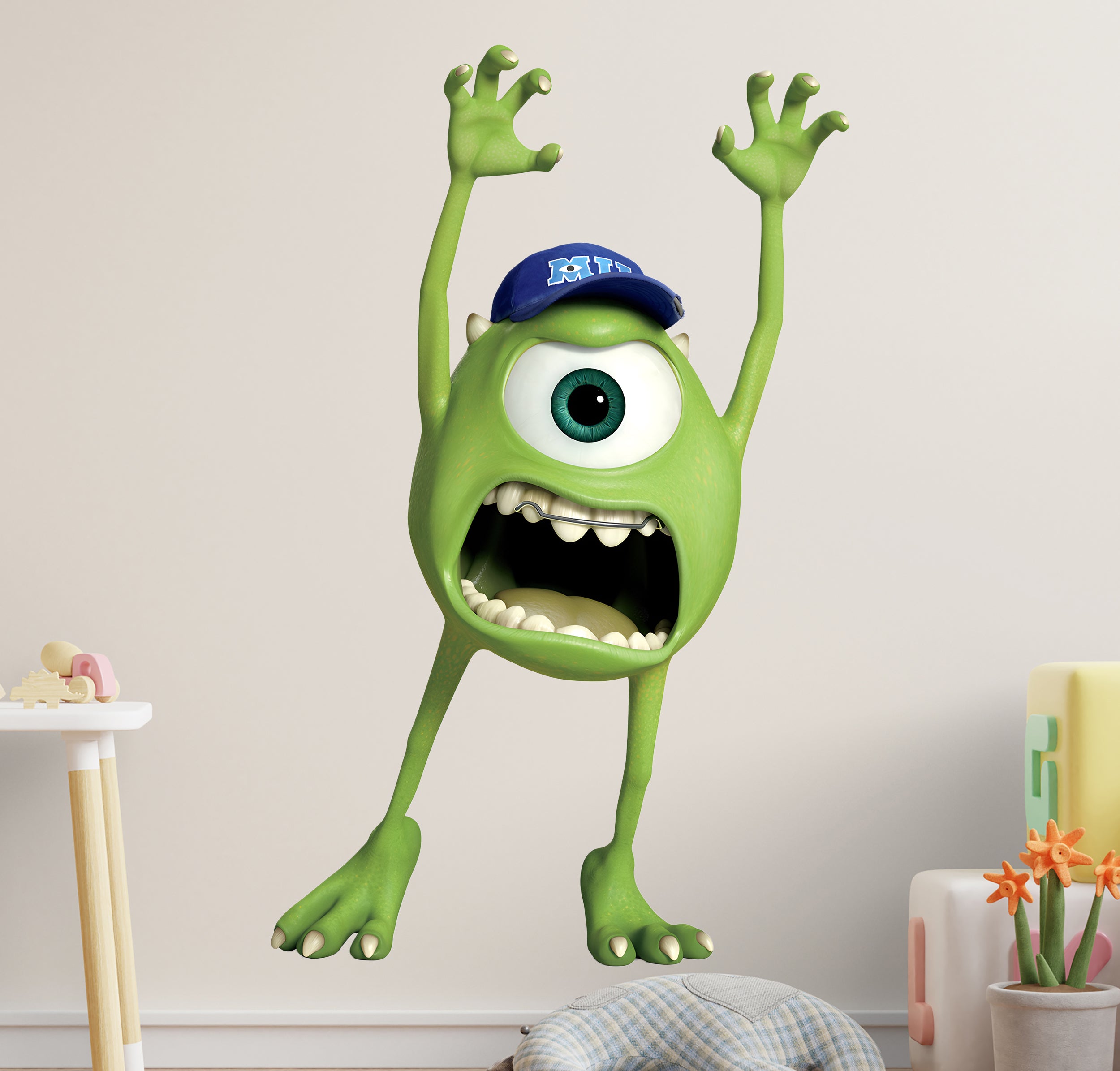 Mike Wazowski Monsters Inc Wall Decal Sticker Mural Decor Art MIC01