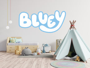 Bluey Logo 3D Wall Sticker Decal Home Decor Wall Art
