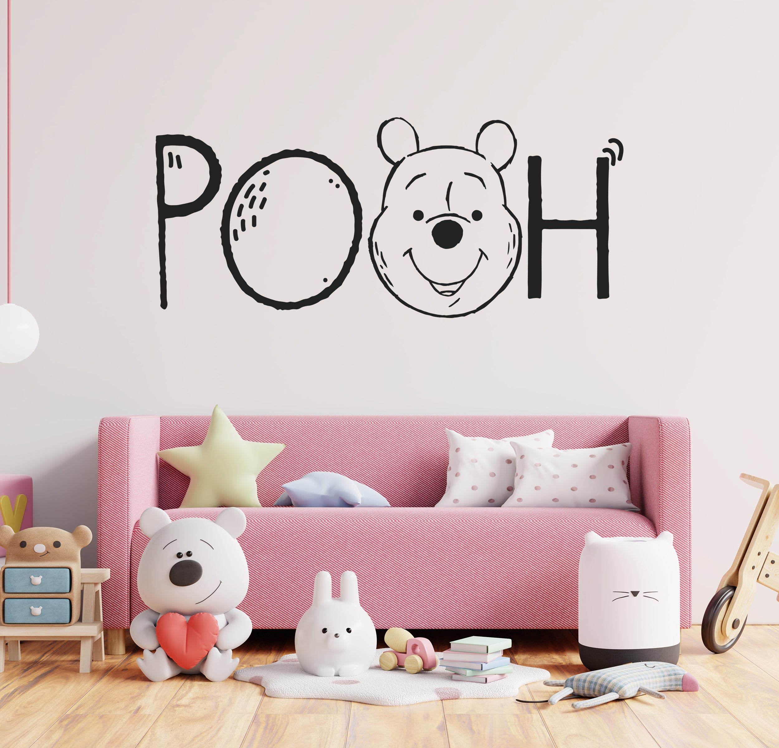 Winnie The Pooh Wall Decal Sticker Kids Room Art Mural WTP19