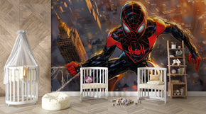 Spiderman Superhero Self-Adhesive Wallpaper Mural Home Wall Art Decor WP26