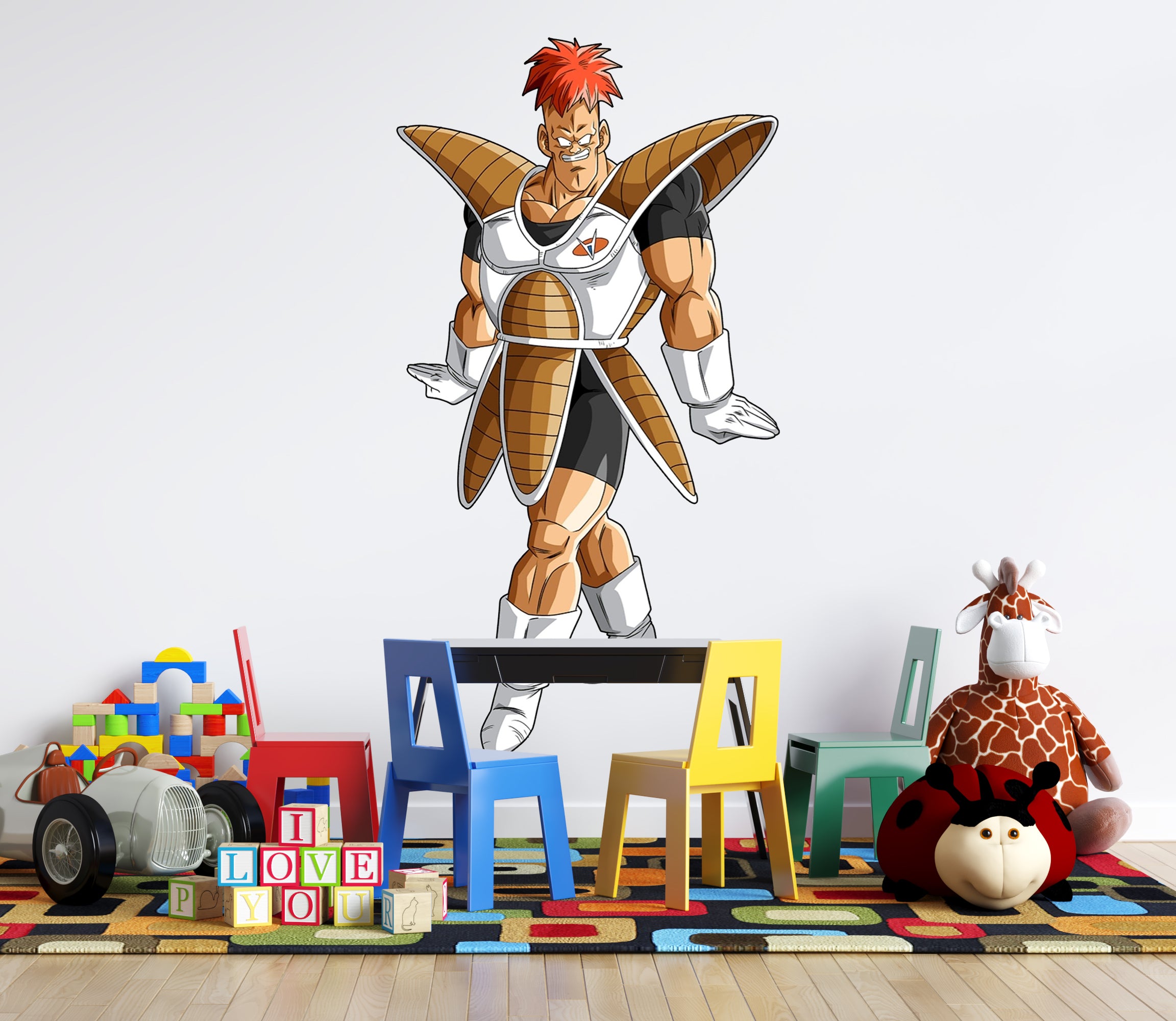 Recoome Dragon Ball Z Wall Decal Removable Sticker Kids Room Wall Art Mural GMD46