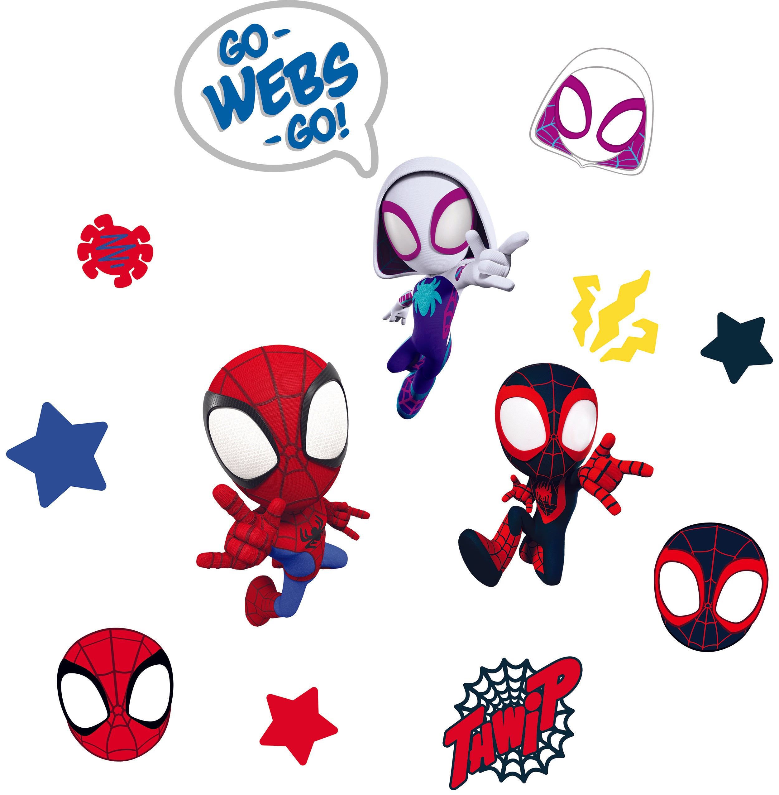 Spidey And His Amazing Friends Wall Stickers Decals Home Decor Wall Art