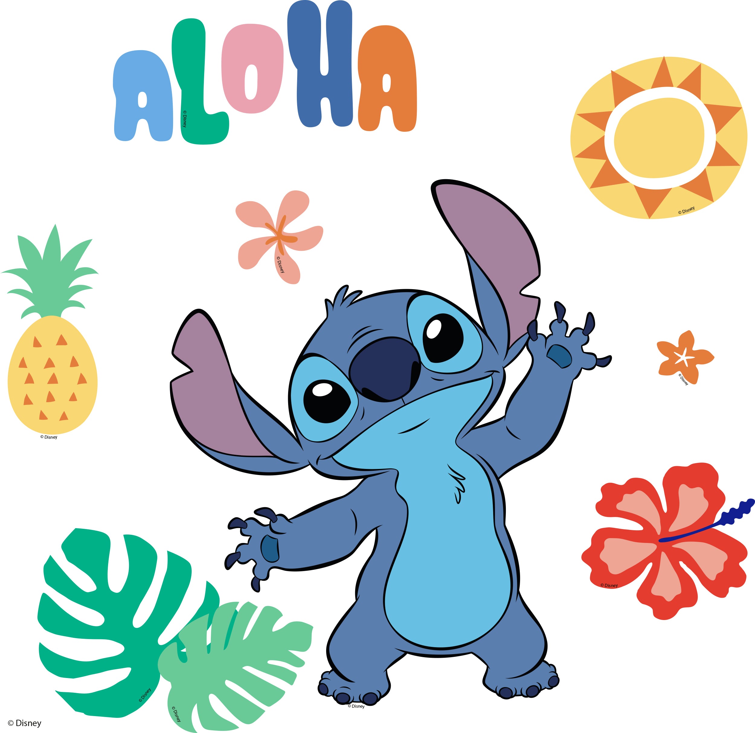 Stitch 3D Wall Sticker Decal Home Decor Wall Art