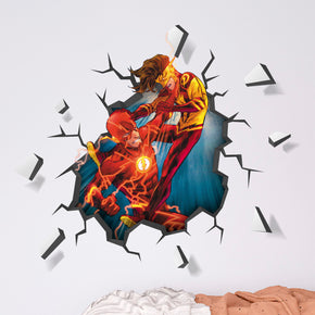 The Flash 3D Explosion Effect Wall Sticker Decal Home Decor Wall Art Mural