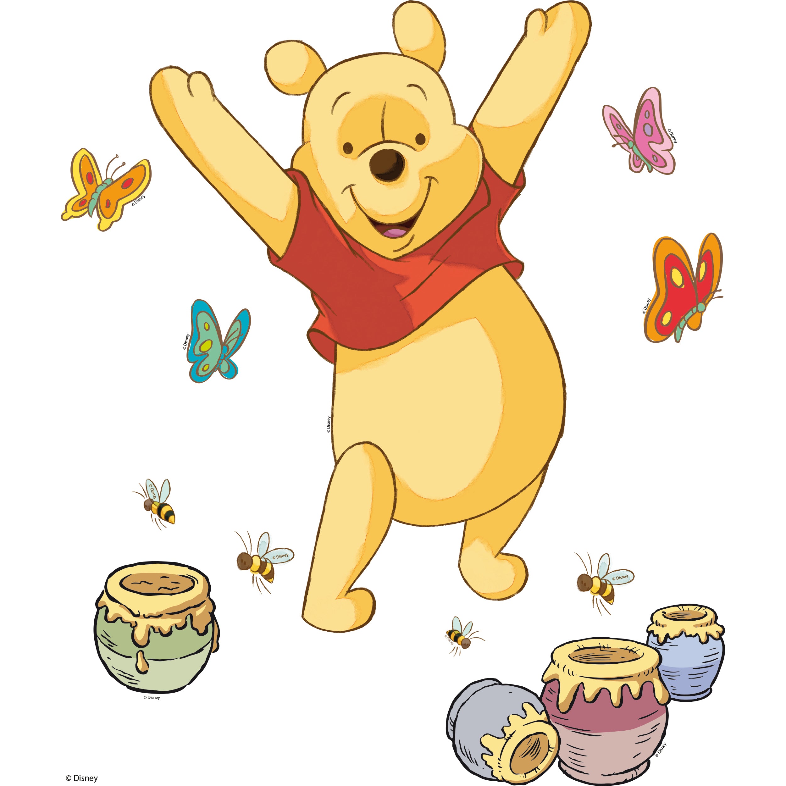 Winnie The Pooh 3D Wall Sticker Decal Home Decor Wall Art WTP03