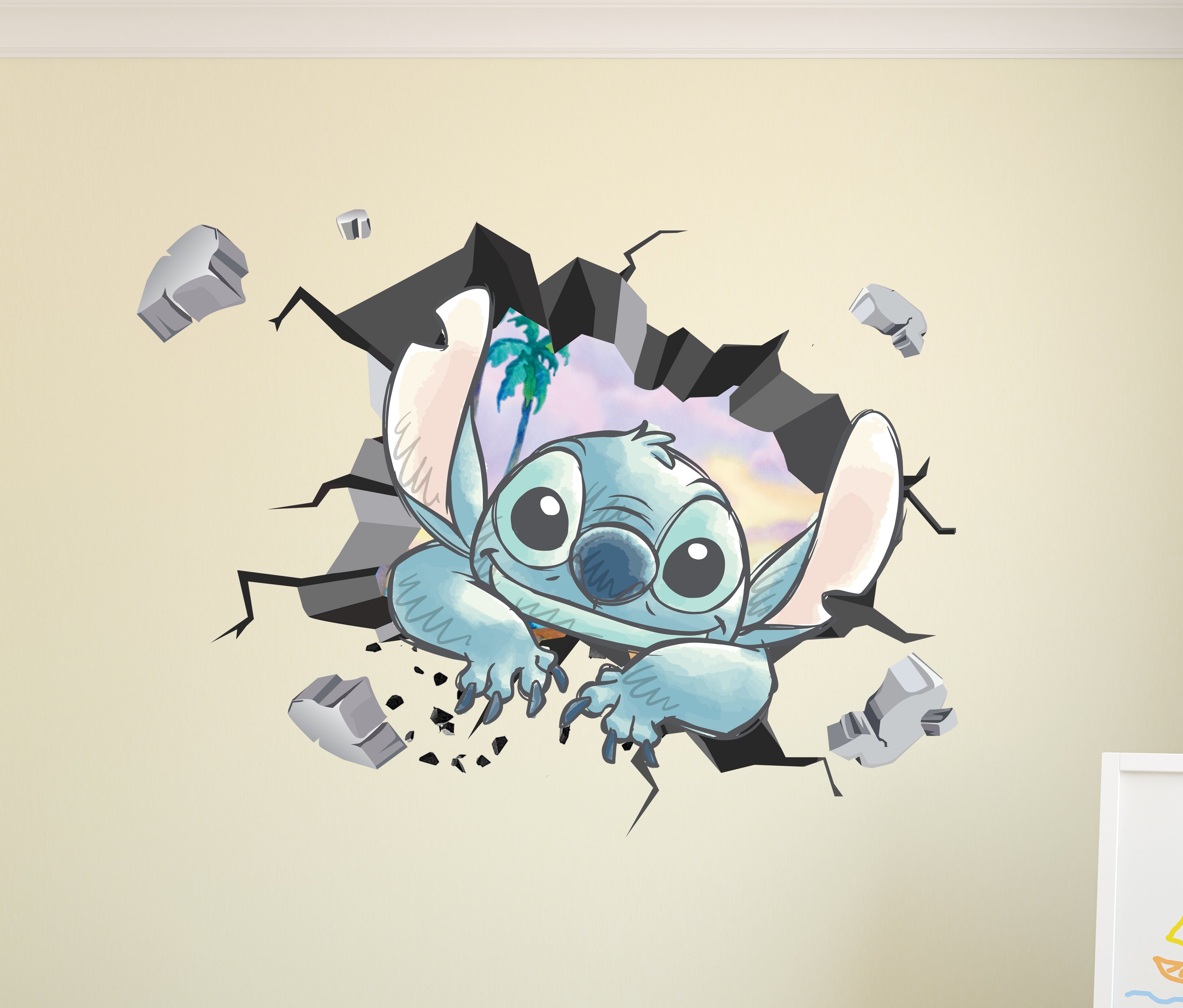 Stitch Popular Room Decorations Removable Vinyl Wall Stickers Decal Home Decor Art Mural Kids Toddlers Room