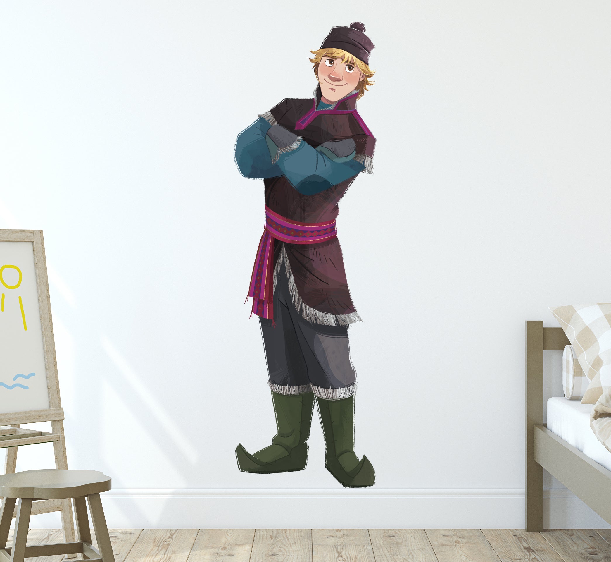 Kristoff Frozen Disney Princess 3D Wall Sticker Decal Home Decor Wall Art