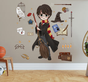 Harry Potter Wall Decal Wall Sticker Kids Room Wall Art Wizard Decor