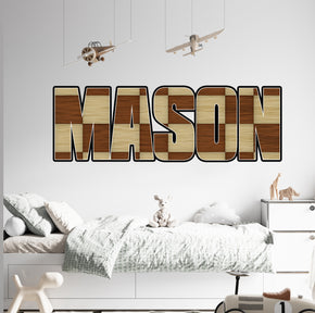 Chess Name Wall Sticker Removable Decal Personalized Custom Wall Decor Art