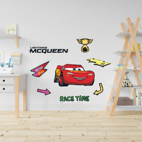Lightning Mcqueen Disney Cars Movie 3D Wall Sticker Decal Home Decor Wall Art