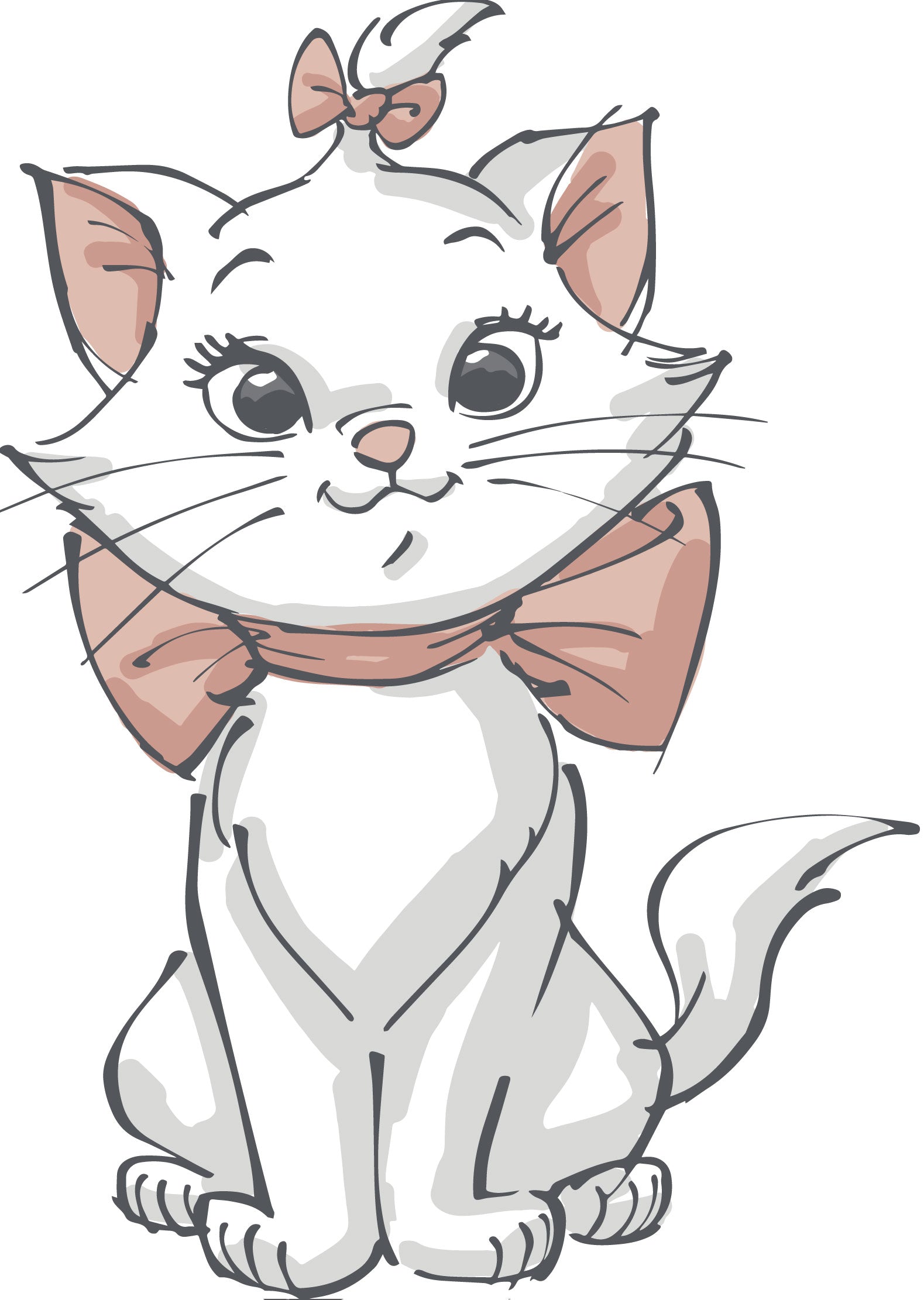 Aristocats Marie Disney Cats Wall Decal Wall Sticker Kids Room Wall Art ARC03