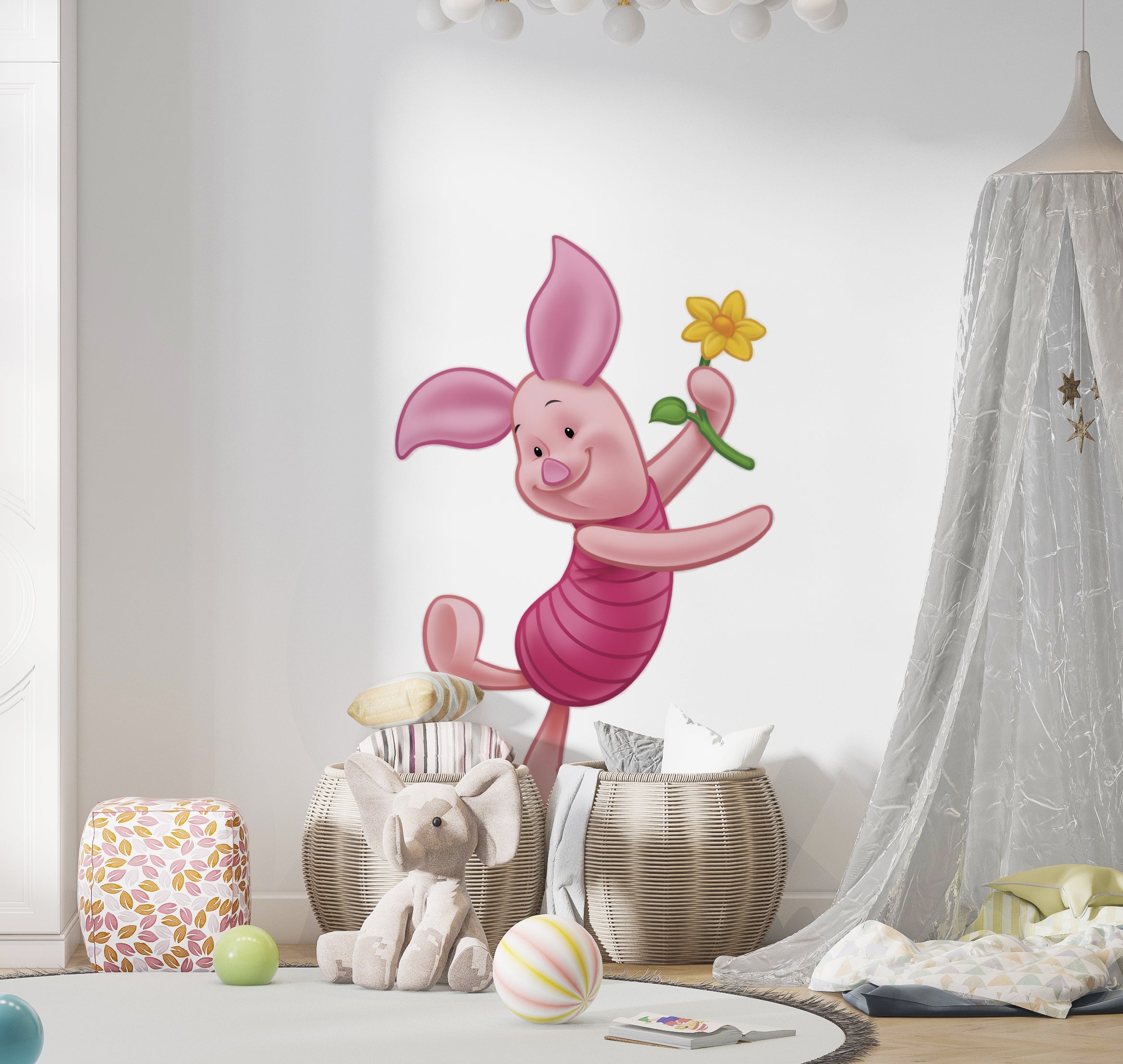 Piglet Winnie The Pooh Wall Decal Sticker Kids Room Art Mural WTP06