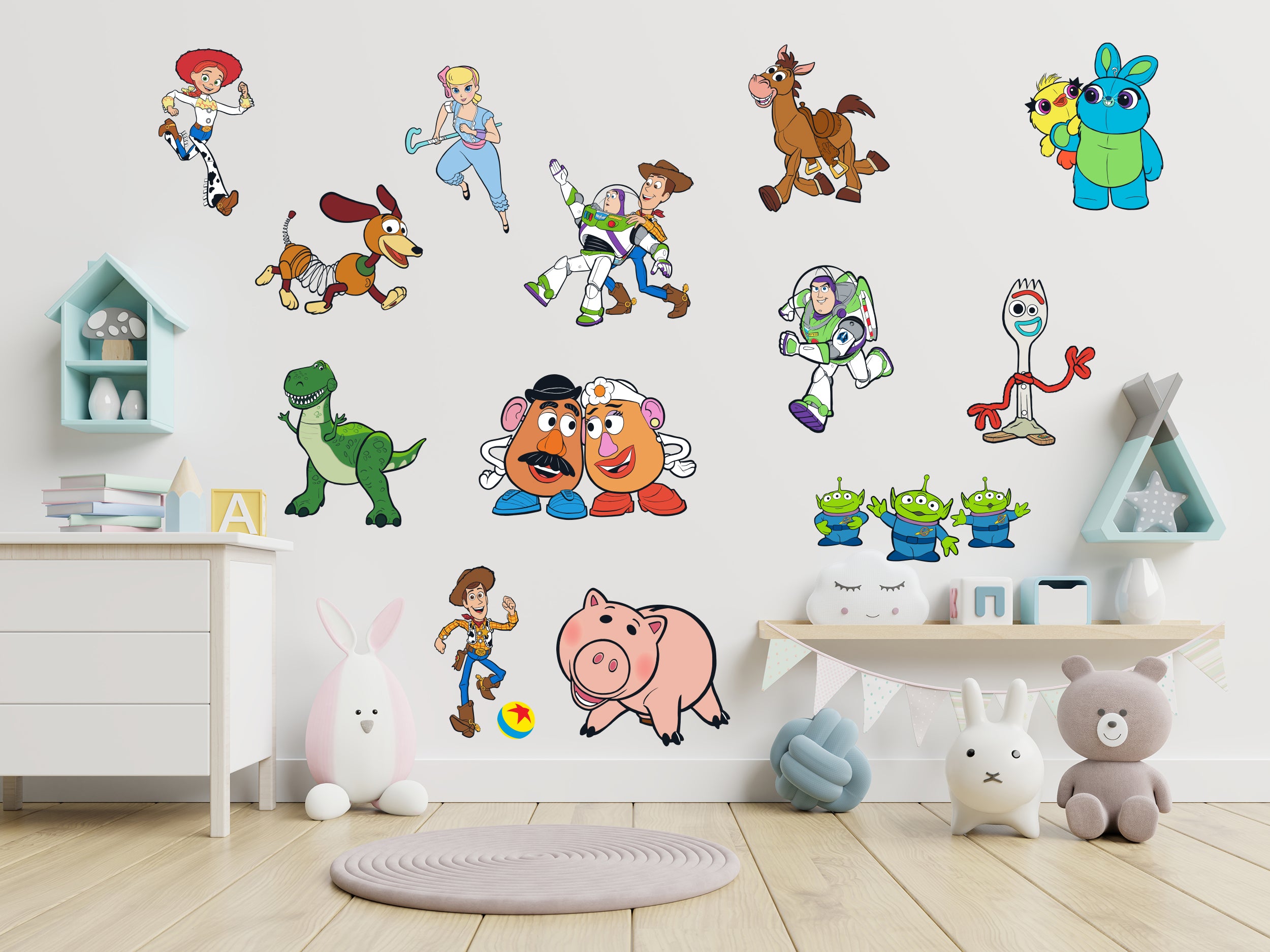 Toy Story Characters Set Wall Sticker Decal