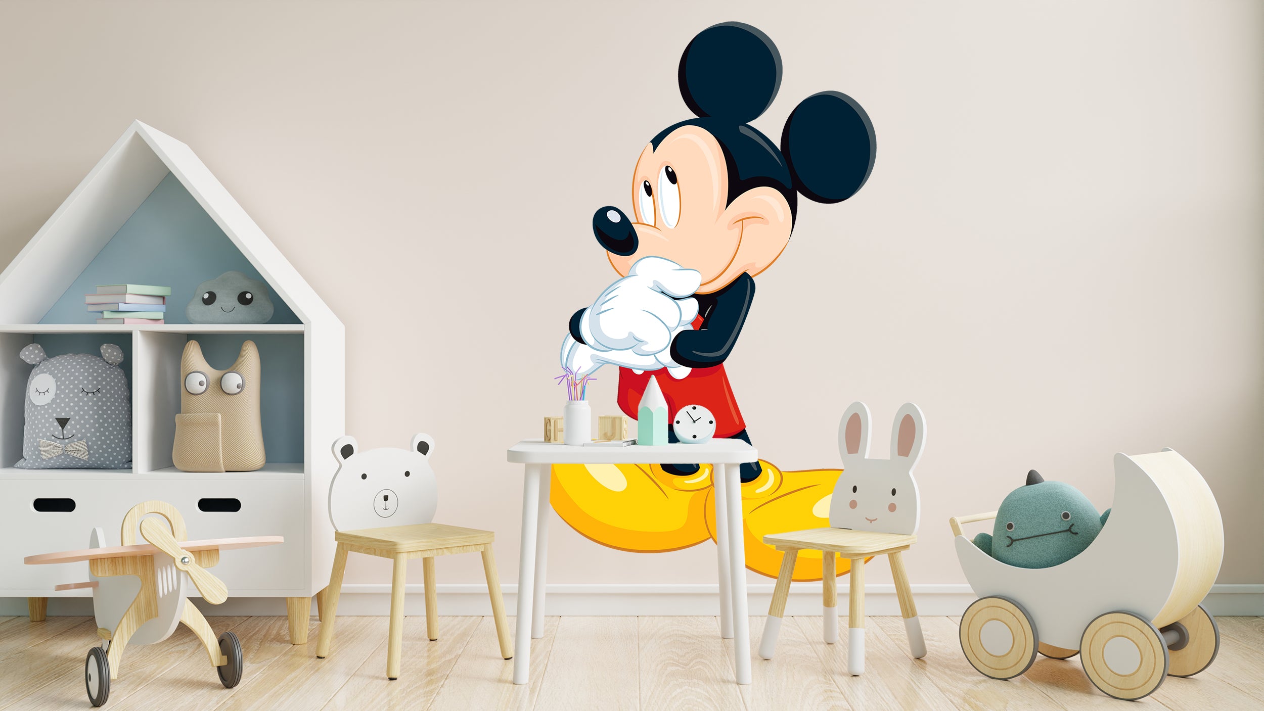 Mickey Mouse 3D Wall Sticker Decal Home Decor Wall Art