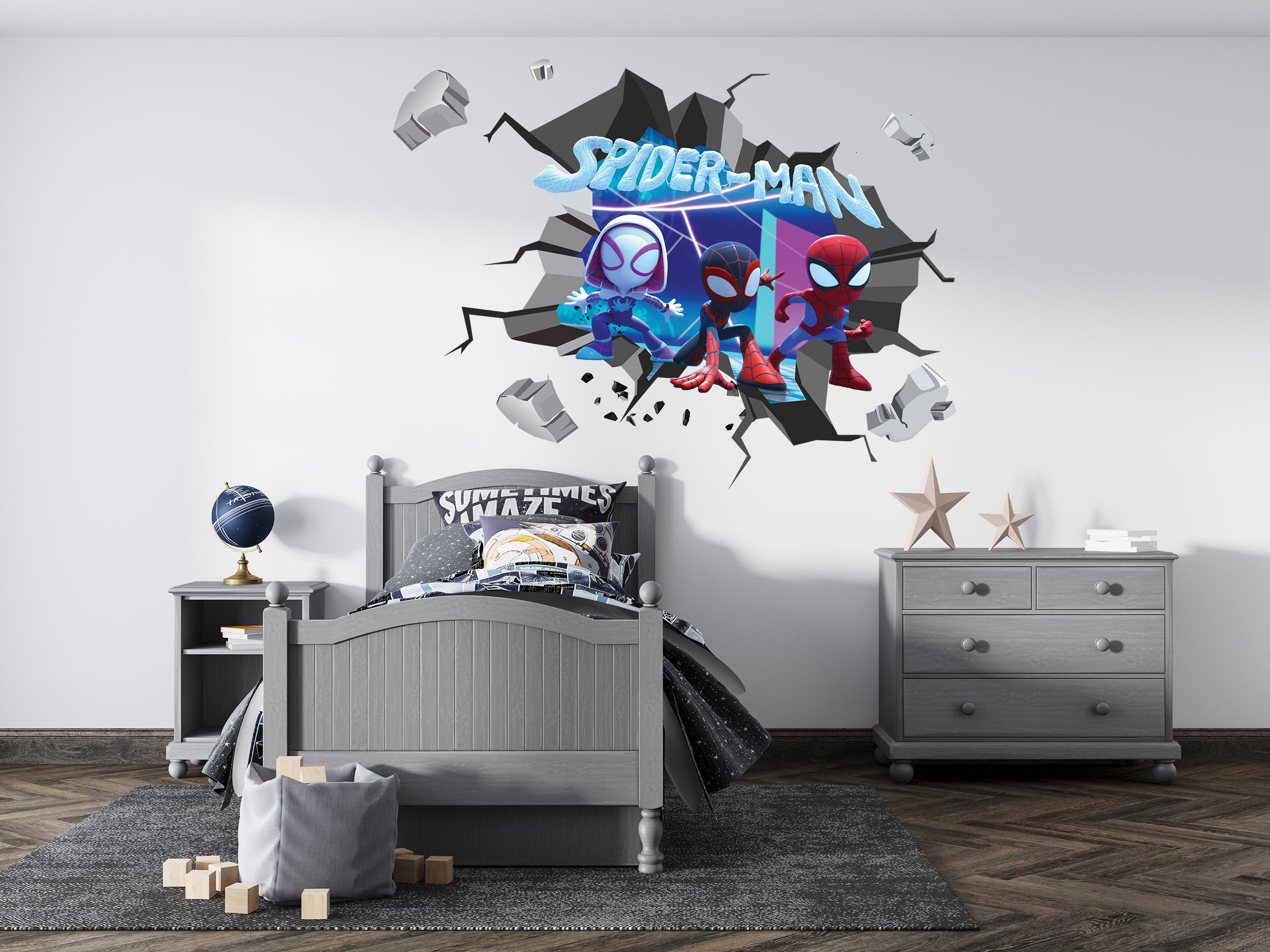 Spidey And His Amazing Friends Explosion Effect Wall Sticker