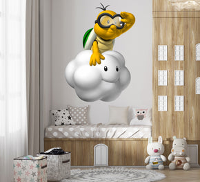 Lakitu Super Mario Bros Wall Decal Removable Sticker Kids Home Decor Art SMR29