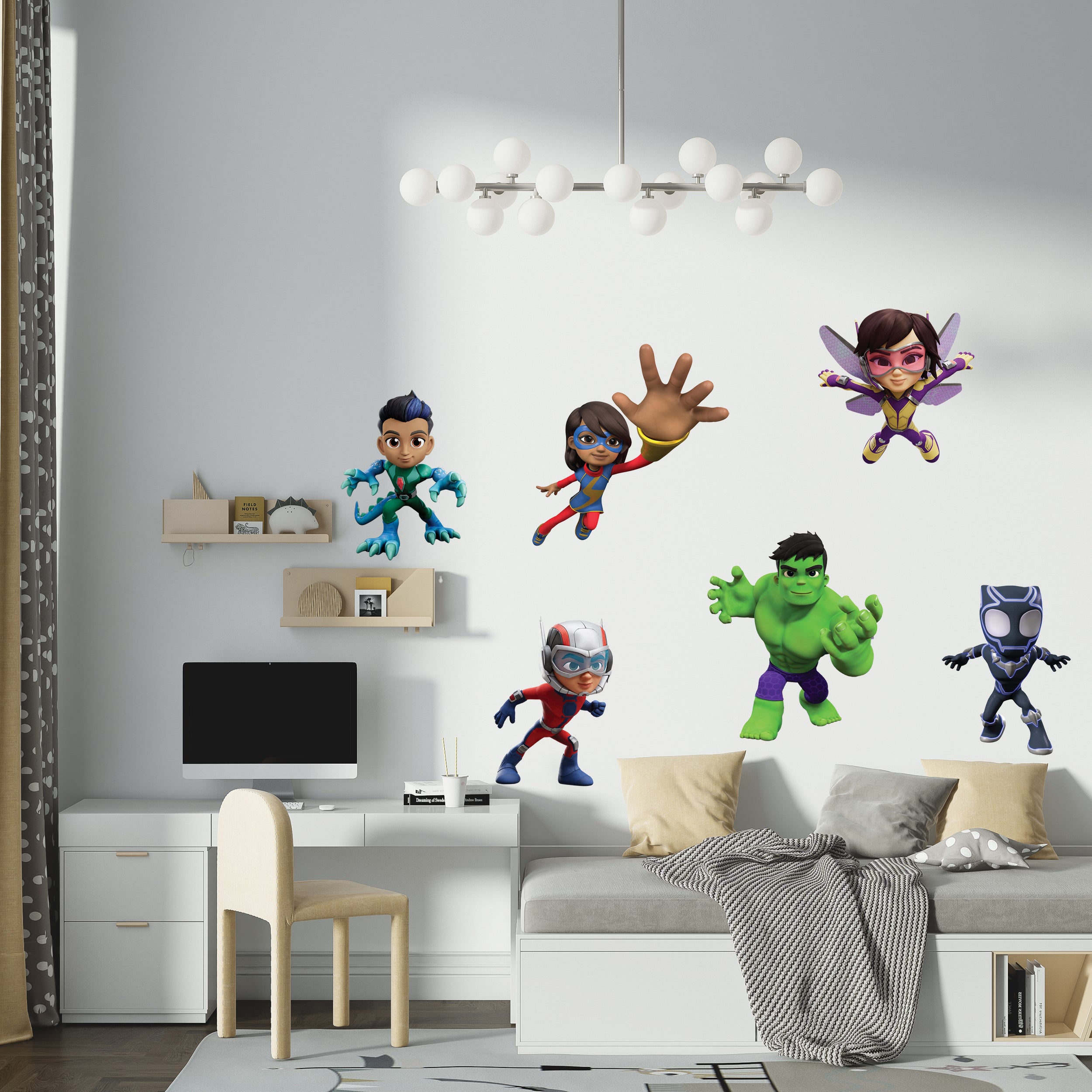 Spidey And His Amazing Friends Allies Wall Stickers Decals Home Decor Wall Art SP11
