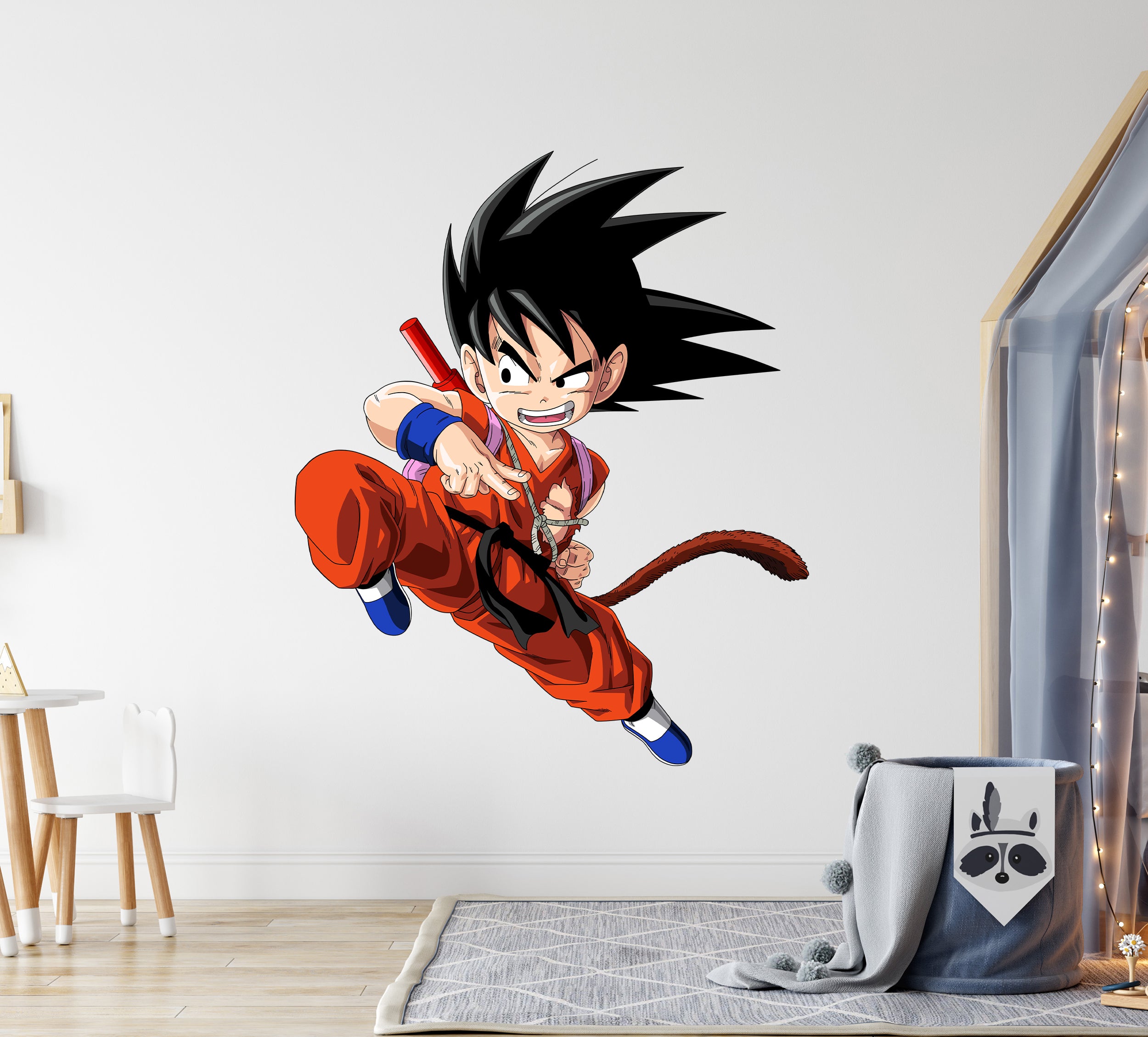Kid Goku Dragon Ball Z Wall Decal Wall Sticker Kids Room Wall Art Mural GMD26