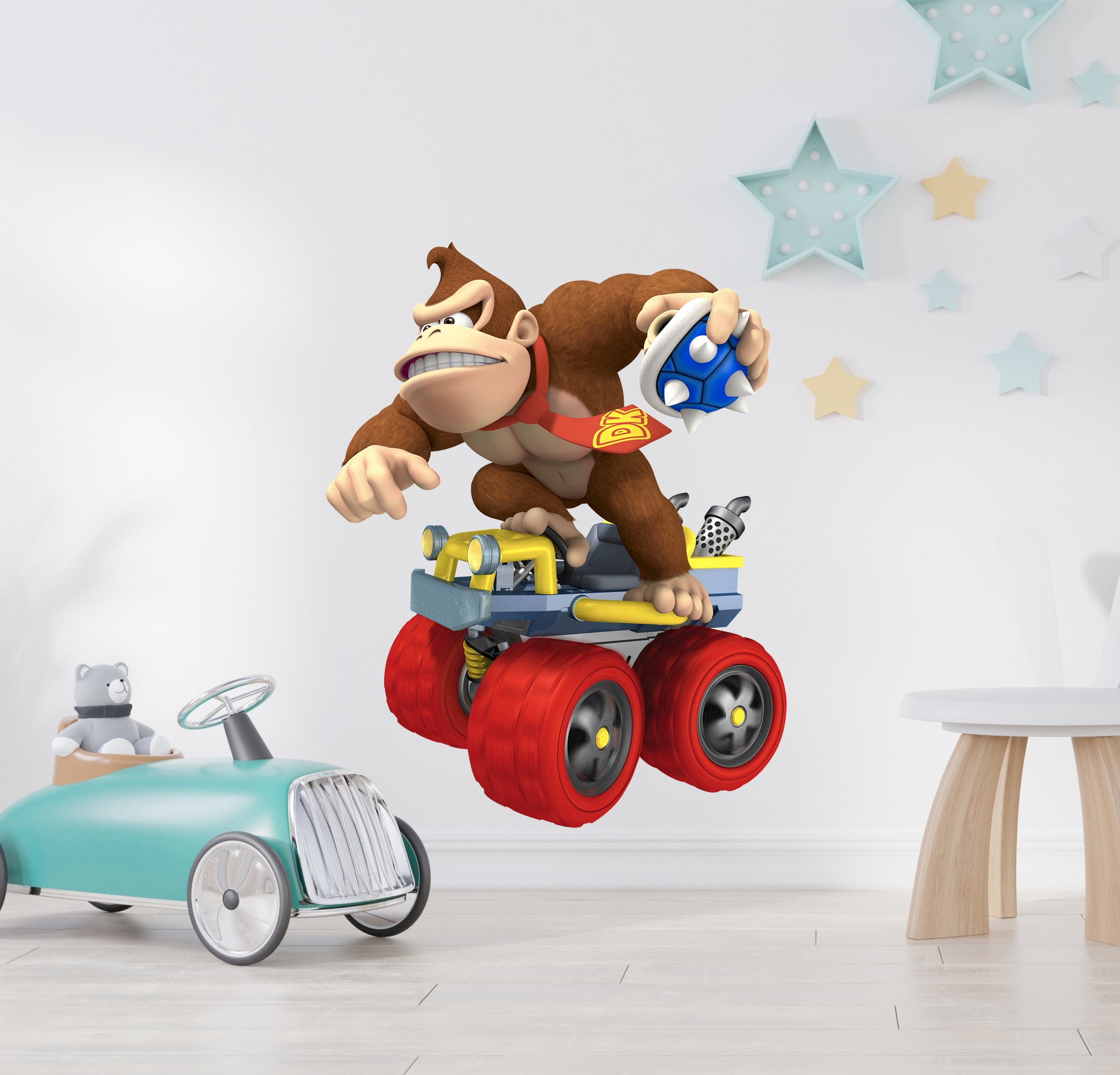 Donkey Kong Super Mario Bros Kart Wall Decal Removable Sticker Kids Home Decor Art SMR12
