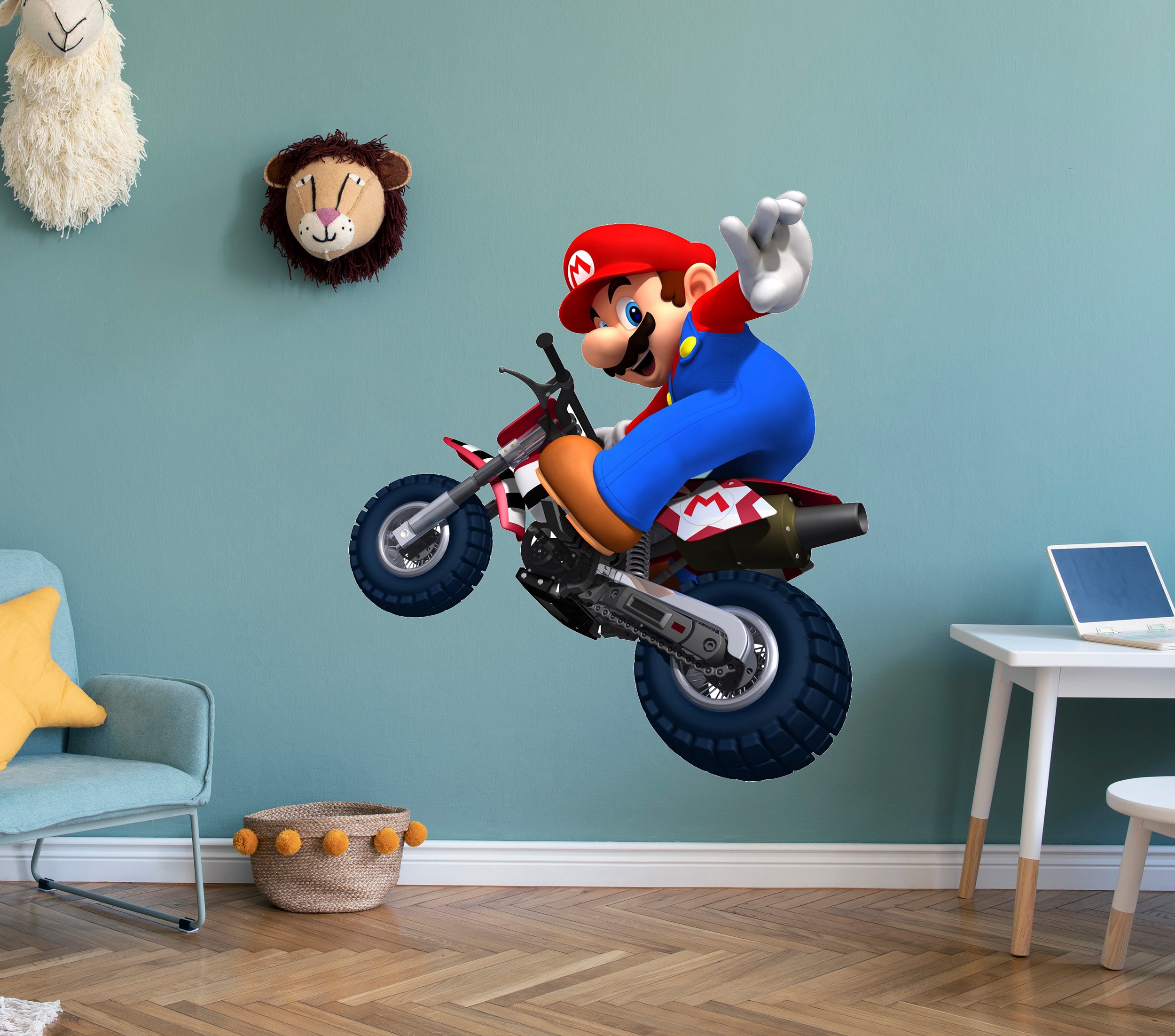 Super Mario Bros Kart Wall Decal Removable Sticker Kids Home Decor Art SMR11
