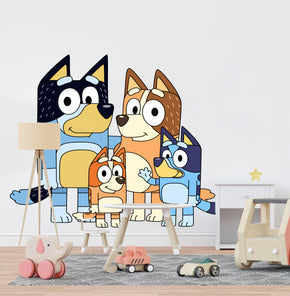 Bluey Characters Bingo 3D Wall Sticker Decal Home Decor Wall Art BLU23