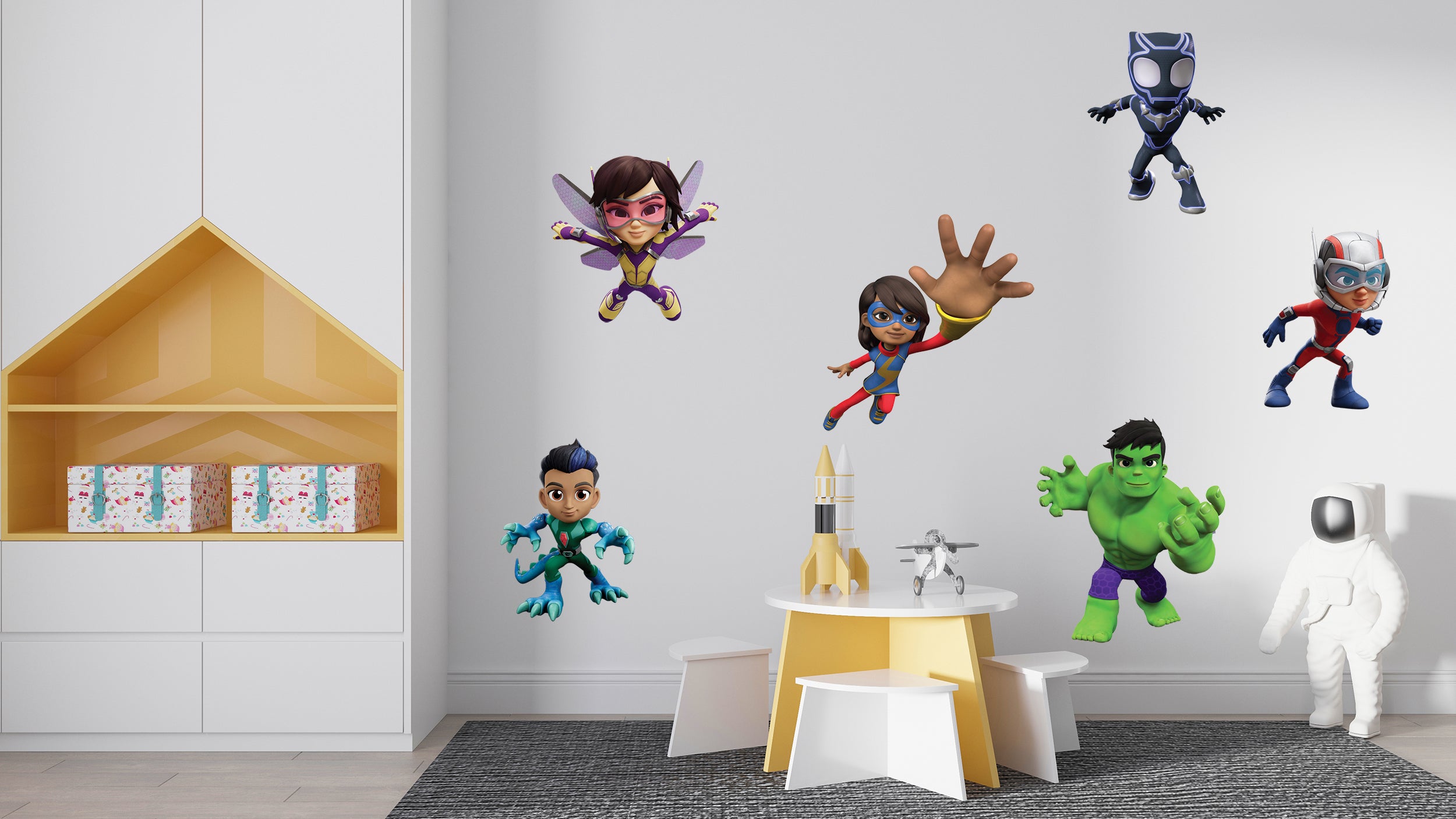 Spidey And His Amazing Friends Allies Wall Stickers Decals Home Decor Wall Art SP11