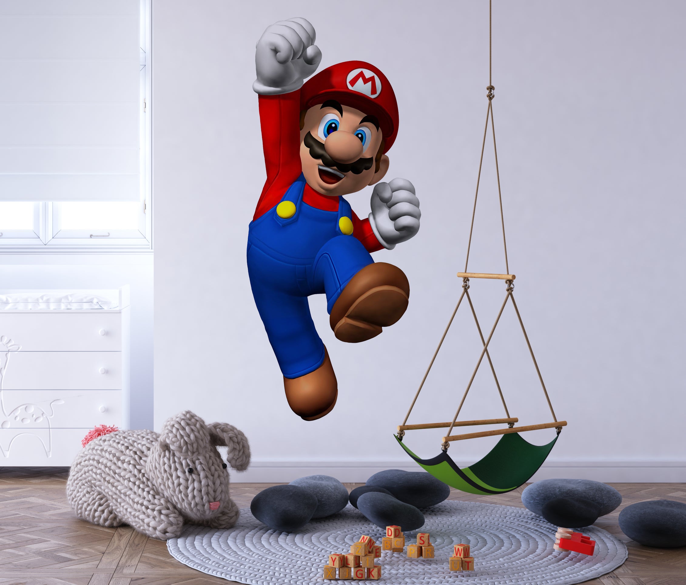 Super Mario Bros Wall Decal Removable Sticker Kids Home Decor Art SMR30