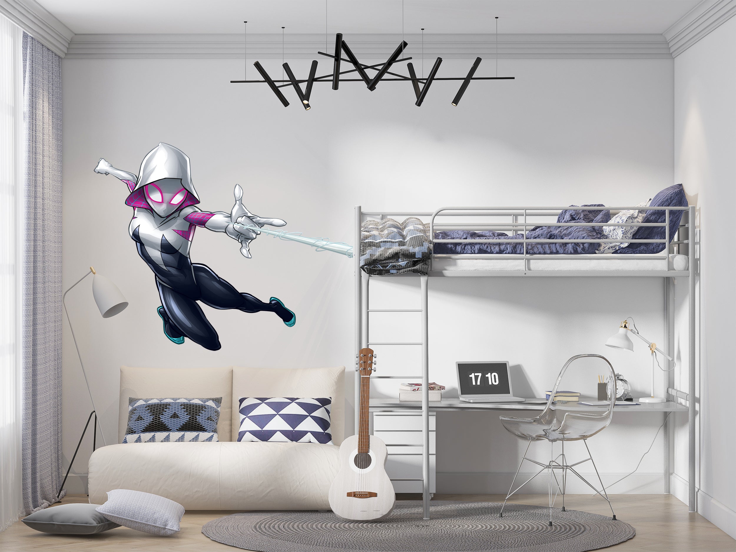 Spider Gwen Spiderman Into The Spiderverse Wall Decal Sticker Kids Room Art SPM26
