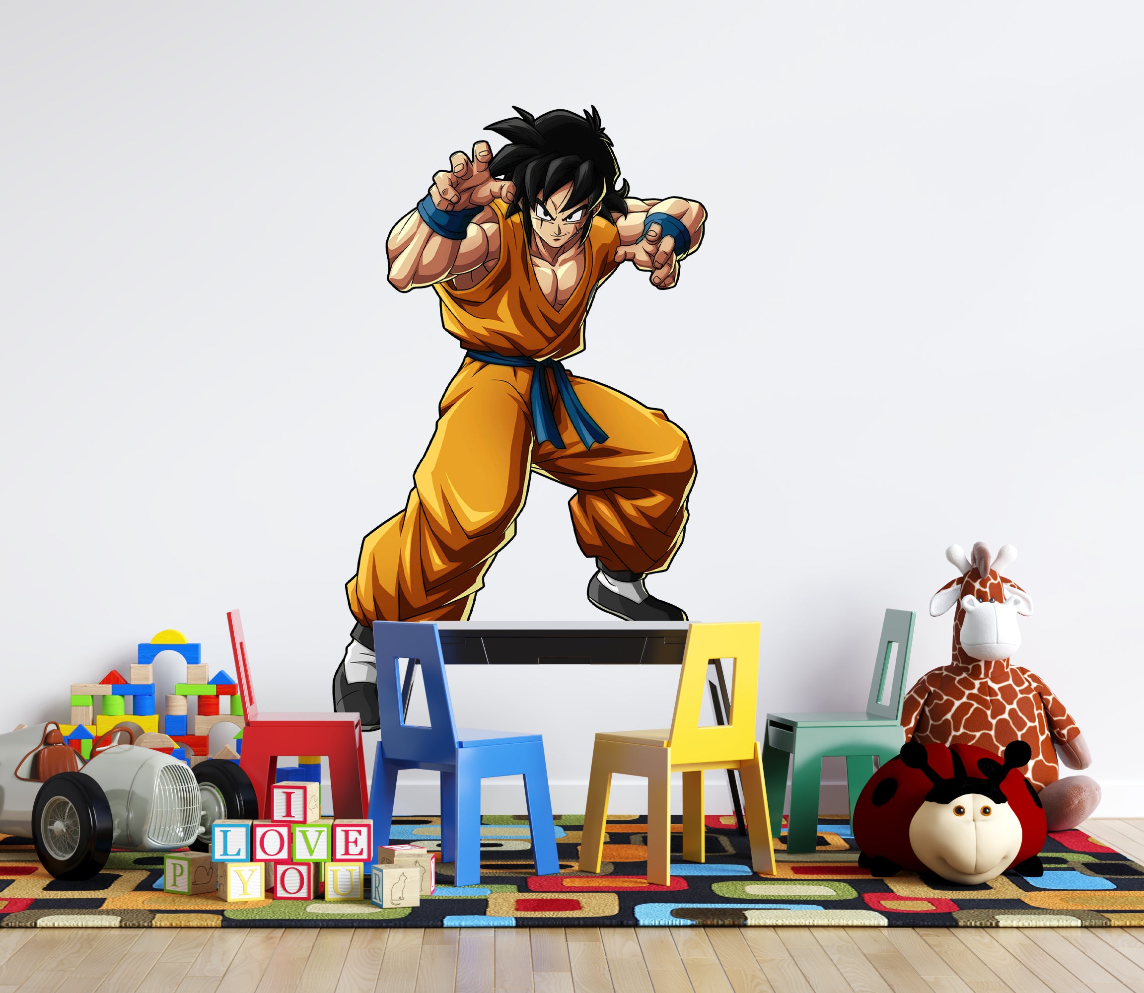 Yamcha Dragon Ball Z Wall Decal Removable Sticker Kids Room Wall Art Mural GMD50